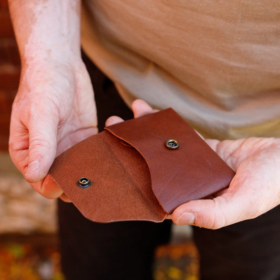 Leather Fold Wallet - USA Made - Image 4