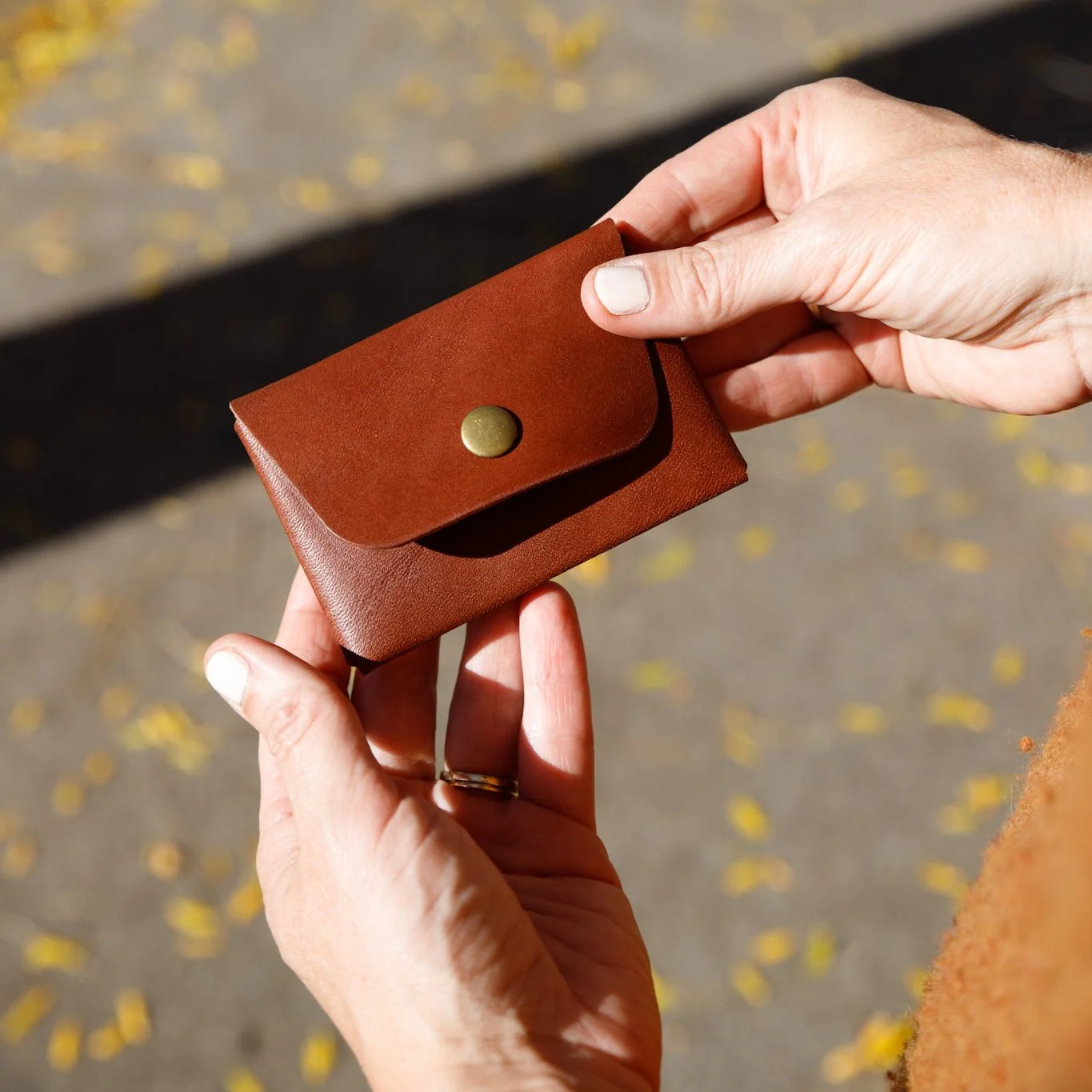 Leather Fold Wallet - USA Made - Image 5