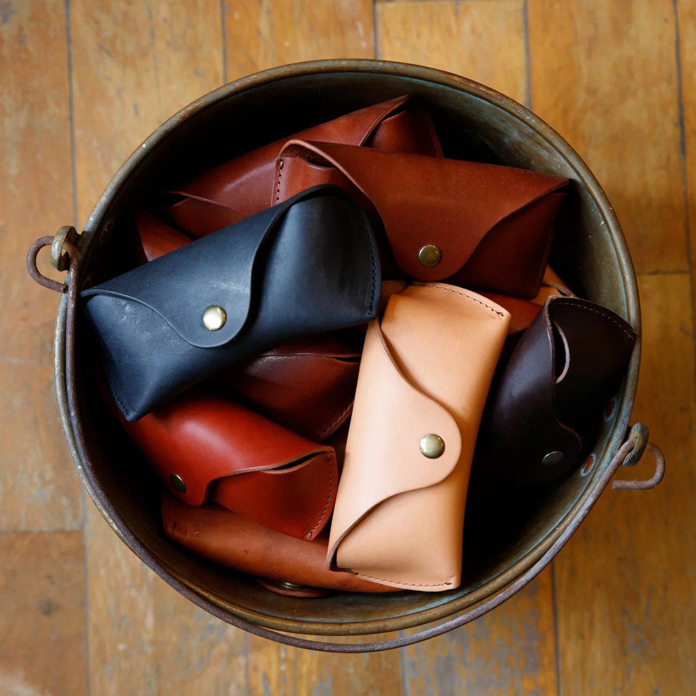 Leather Glasses Case - USA Made - Image 2