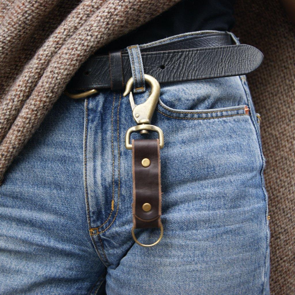 Leather Key Clip  - USA Made - Image 3
