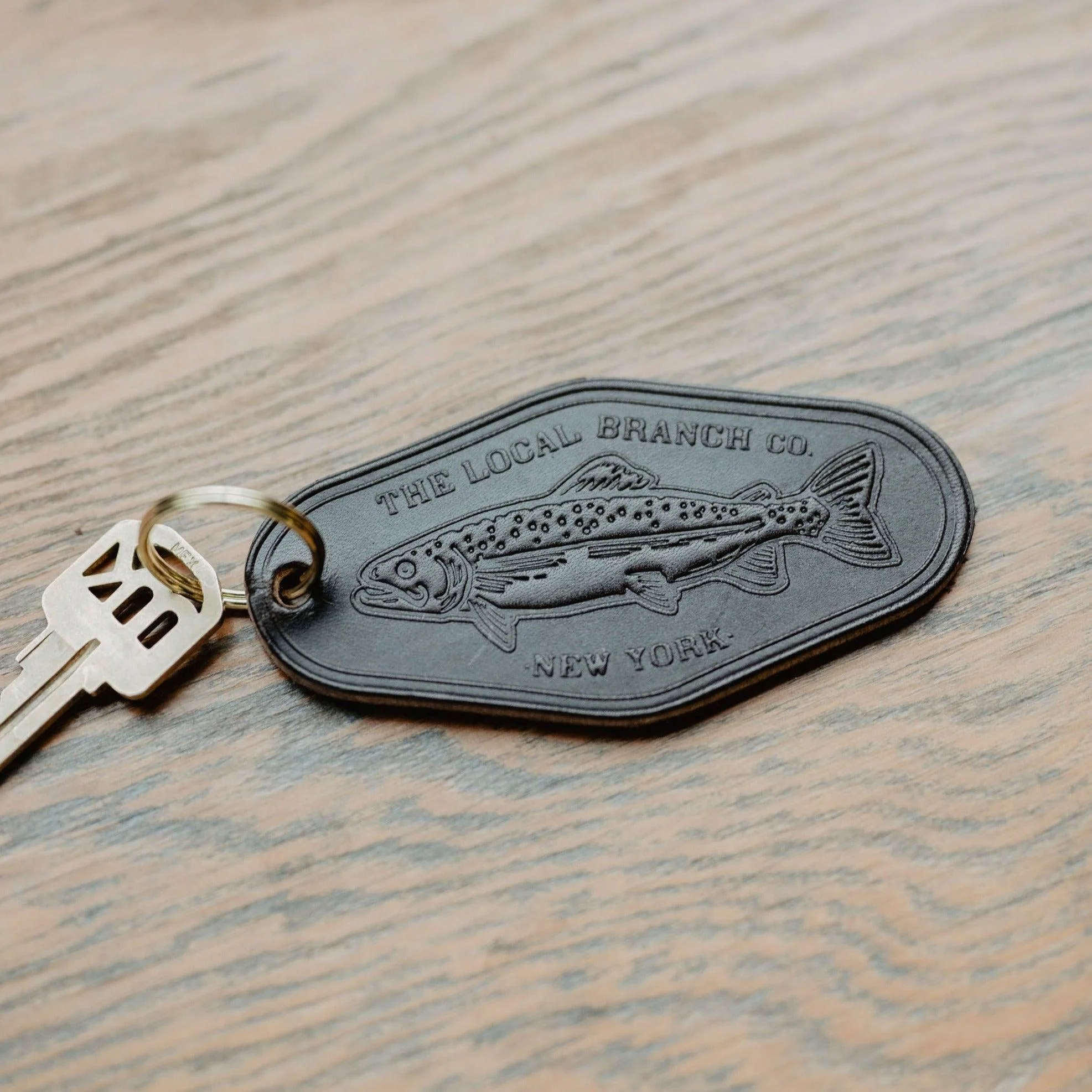 Leather Motel Key Fob - USA Made - Image 3