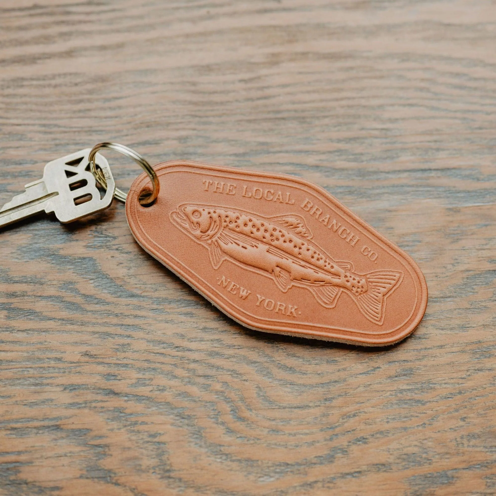 Leather Motel Key Fob - USA Made - Image 4