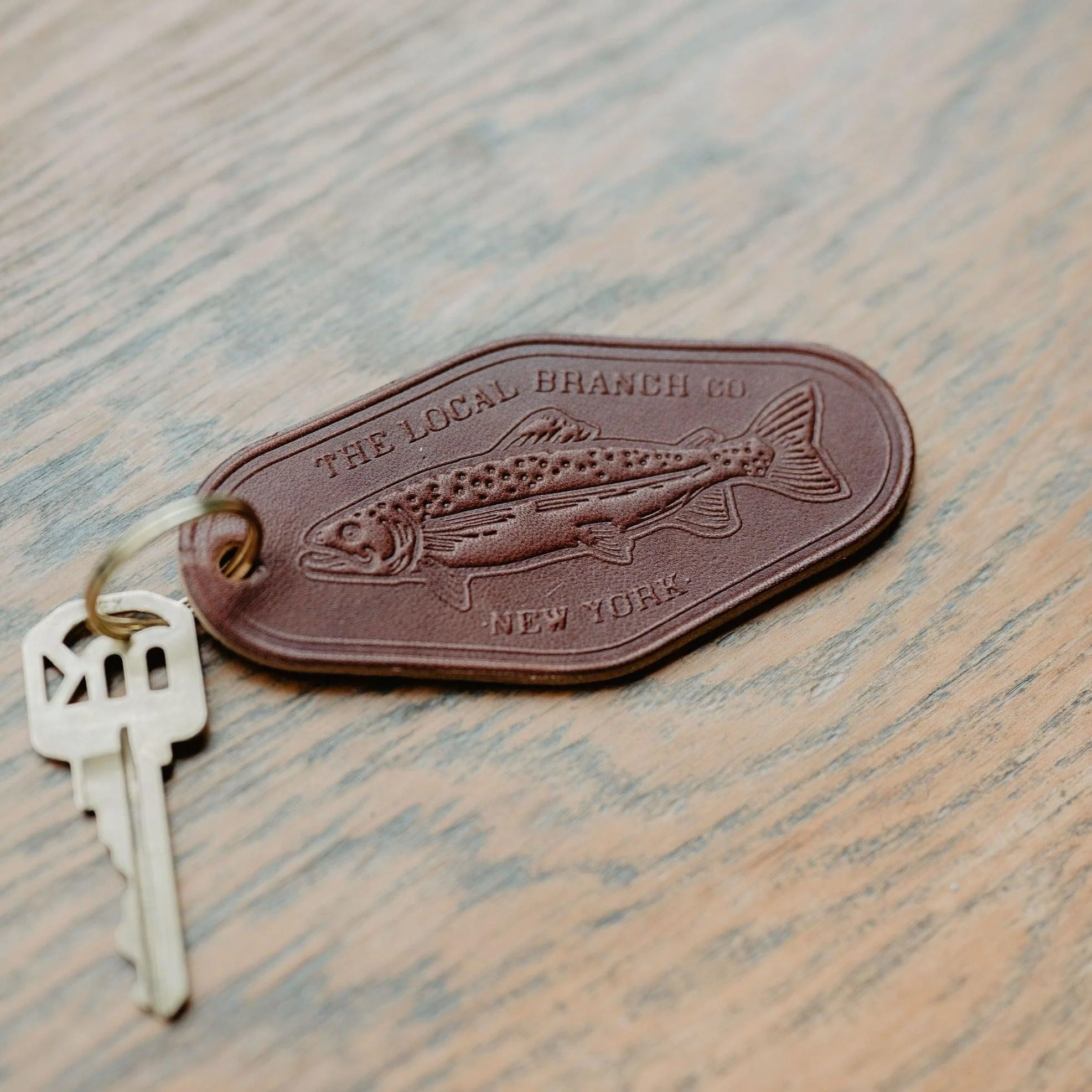 Leather Motel Key Fob - USA Made - Image 5