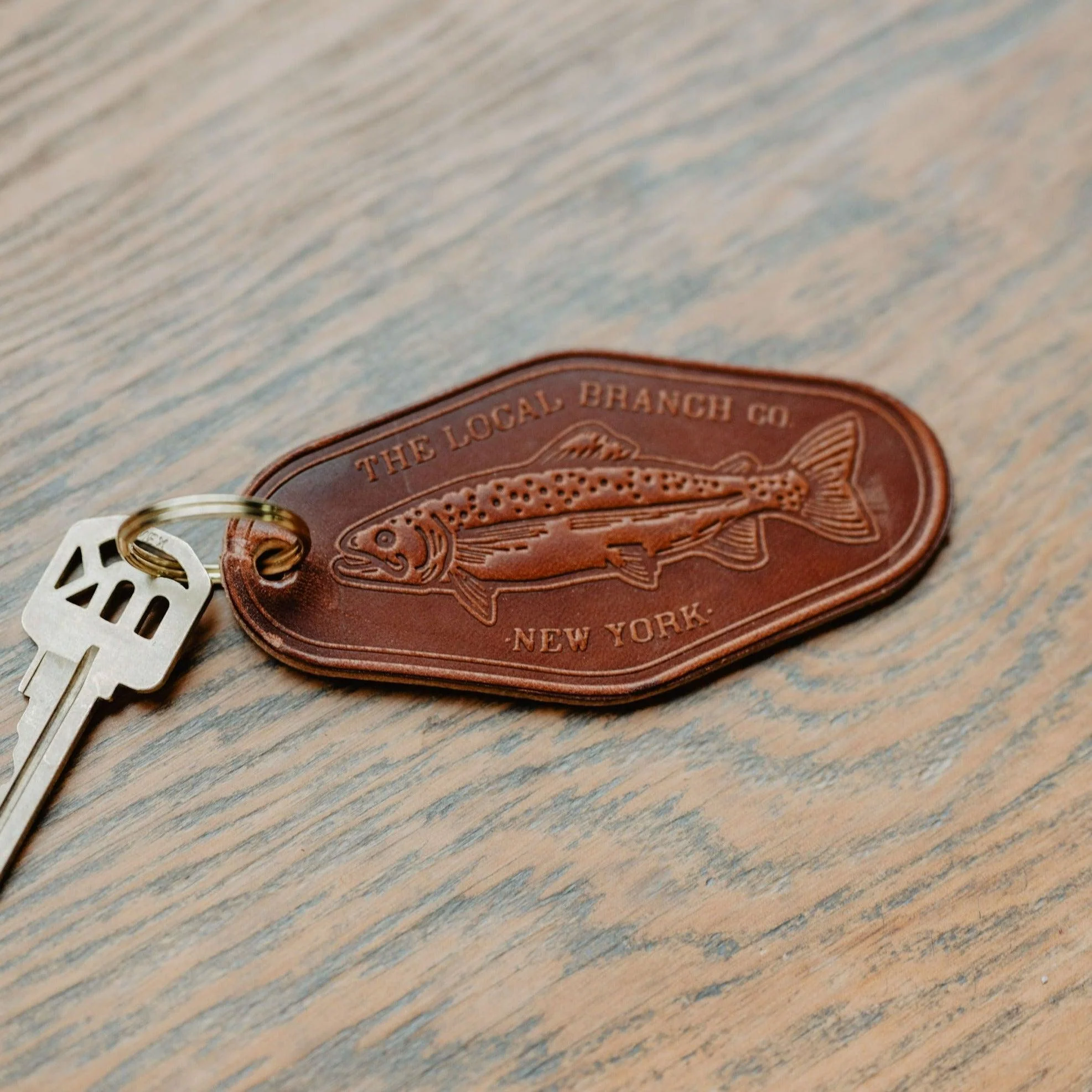 Leather Motel Key Fob - USA Made - Image 6