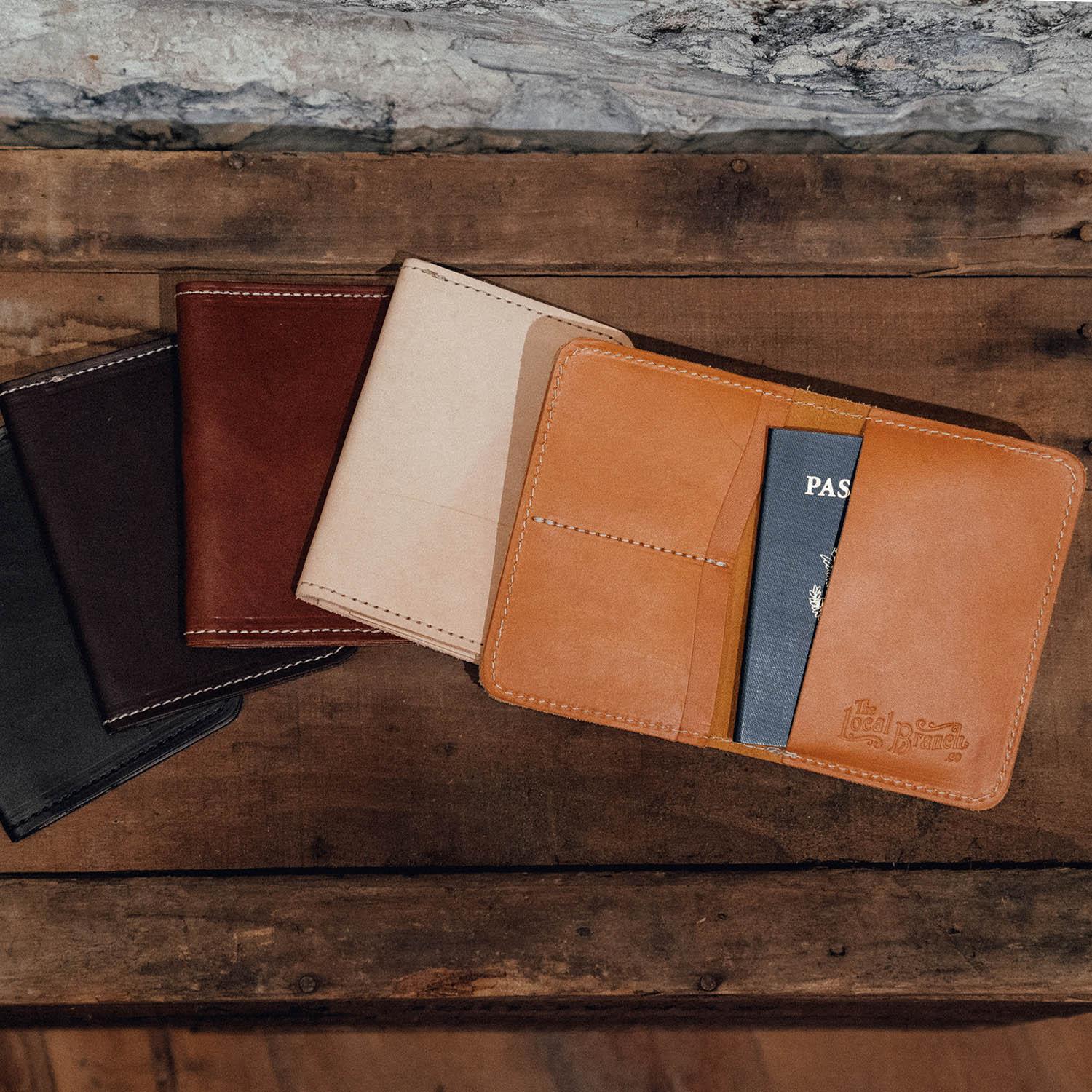 Leather Passport Case - USA Made - Image 4