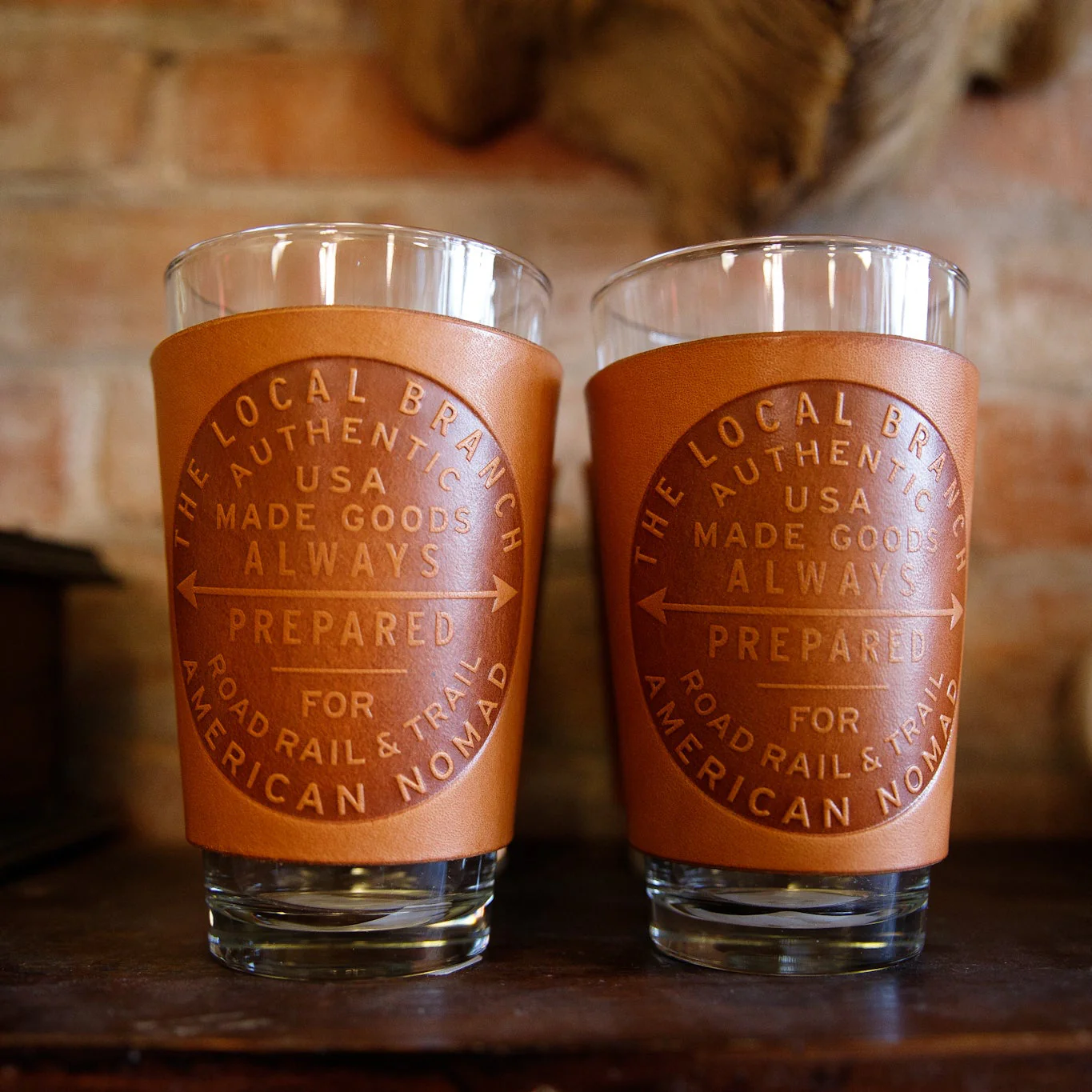 Leather Pint Glass  - USA Made - Image 11