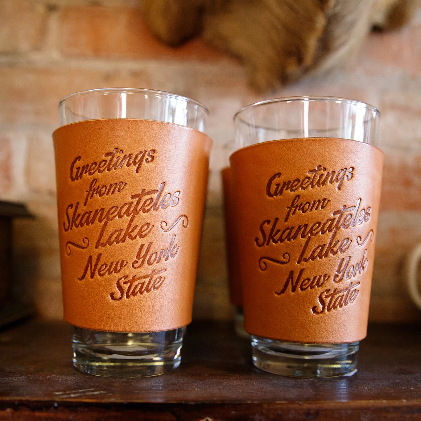 Leather Pint Glass  - USA Made - Image 8