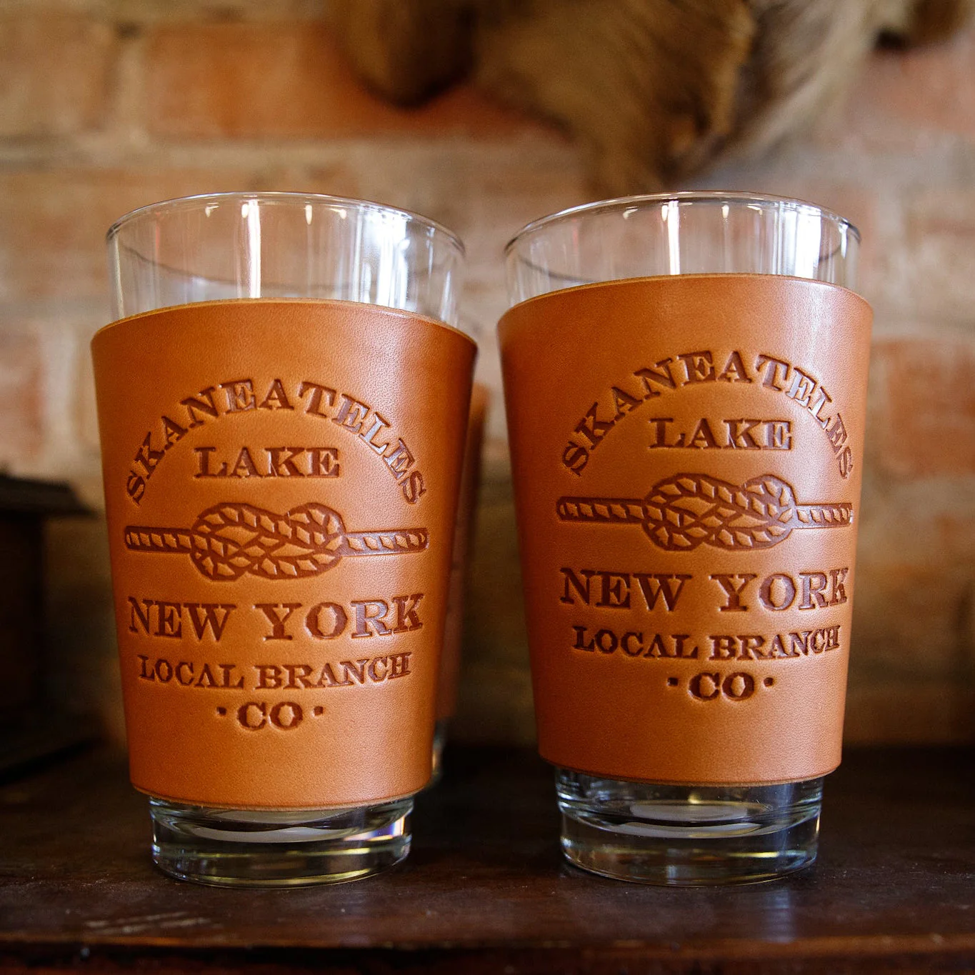 Leather Pint Glass  - USA Made - Image 9