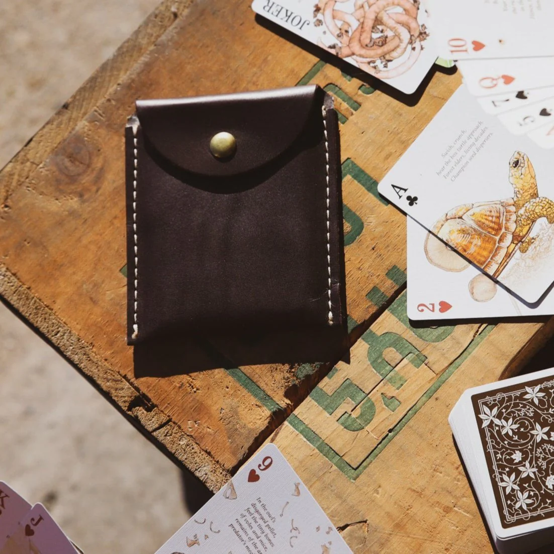 Leather Playing Card Case - USA Made - Image 3