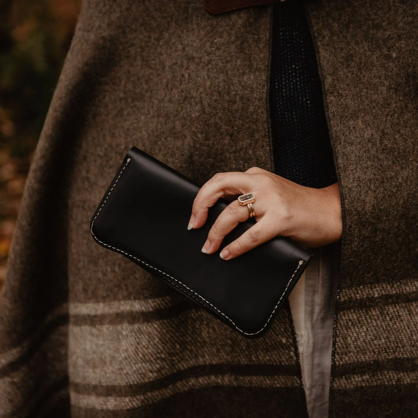 Leather Pocketbook Wallet - USA Made - Image 4