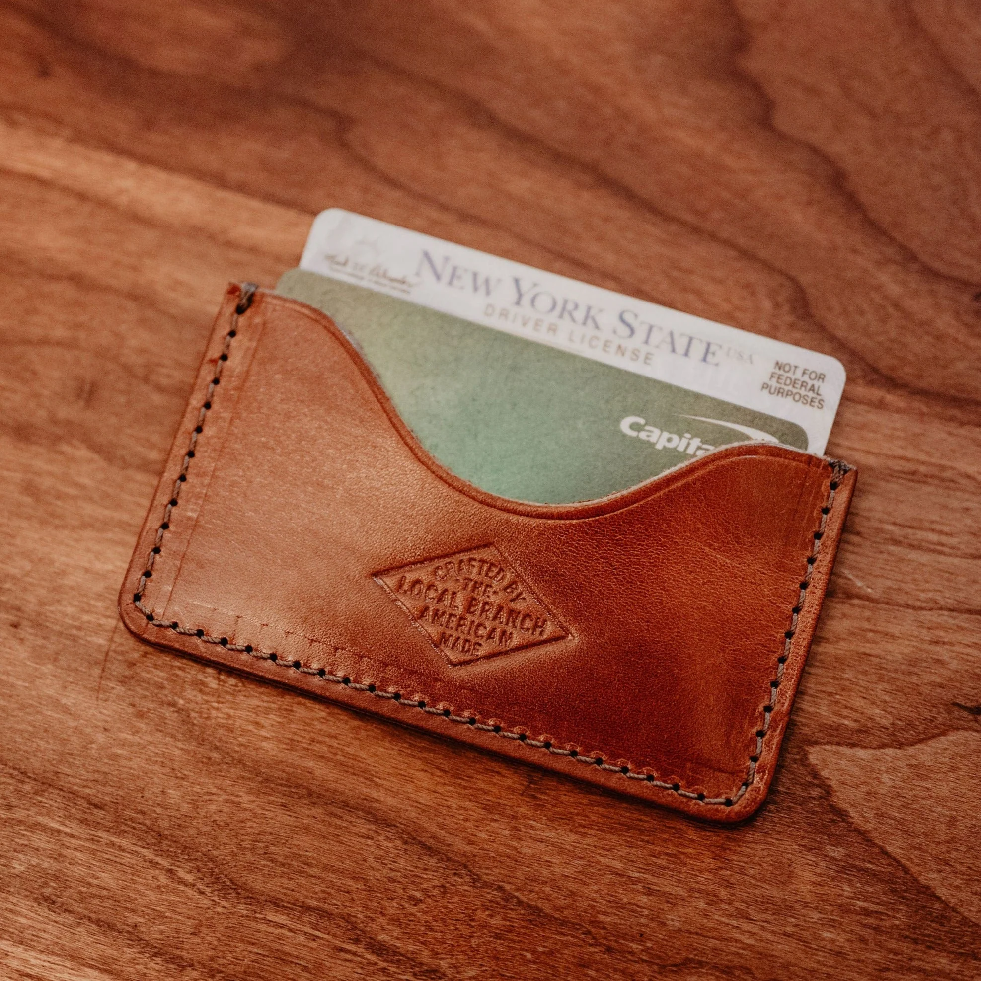 Leather Slip Wallet - USA Made - Image 5