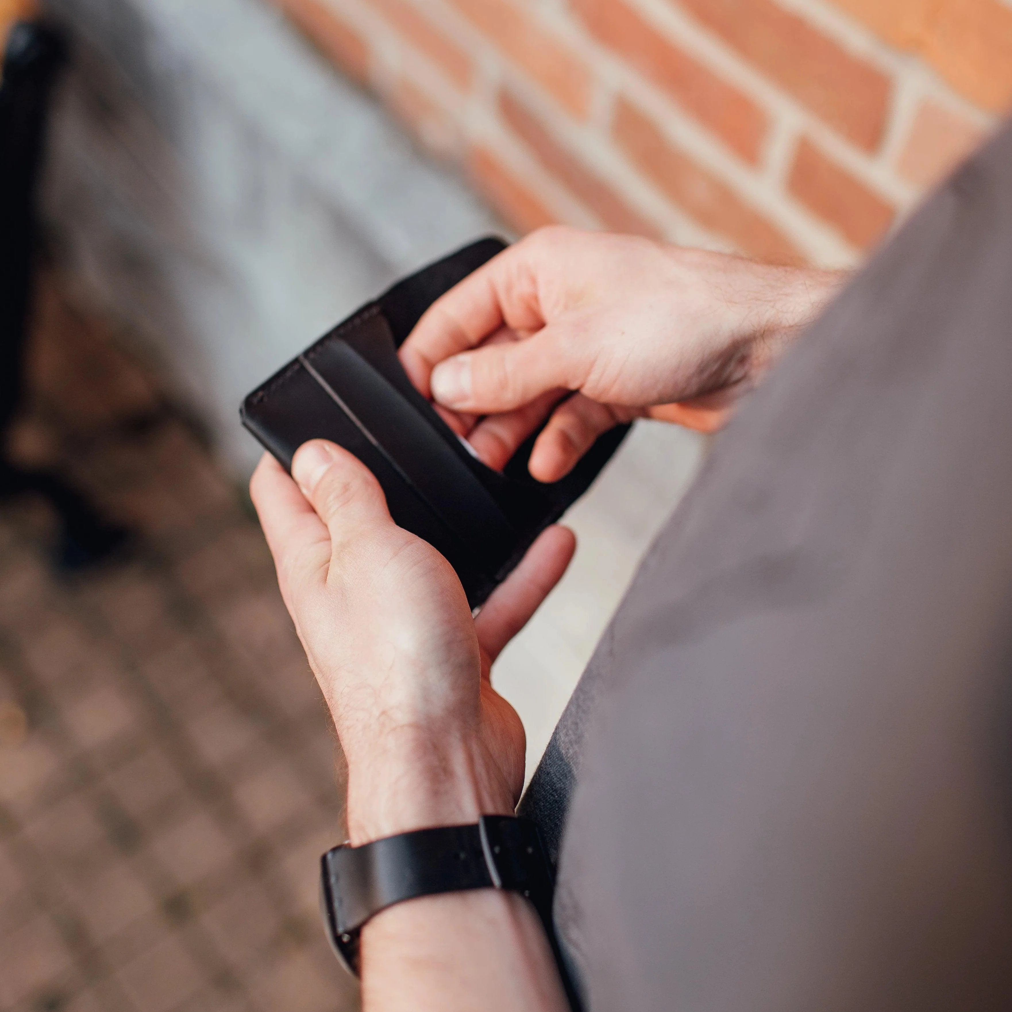 Leather Tuck Wallet - USA Made - Image 6