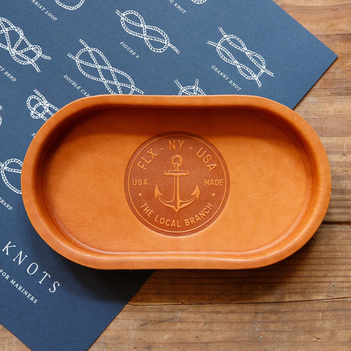 Leather Valet - Oval - Image 2