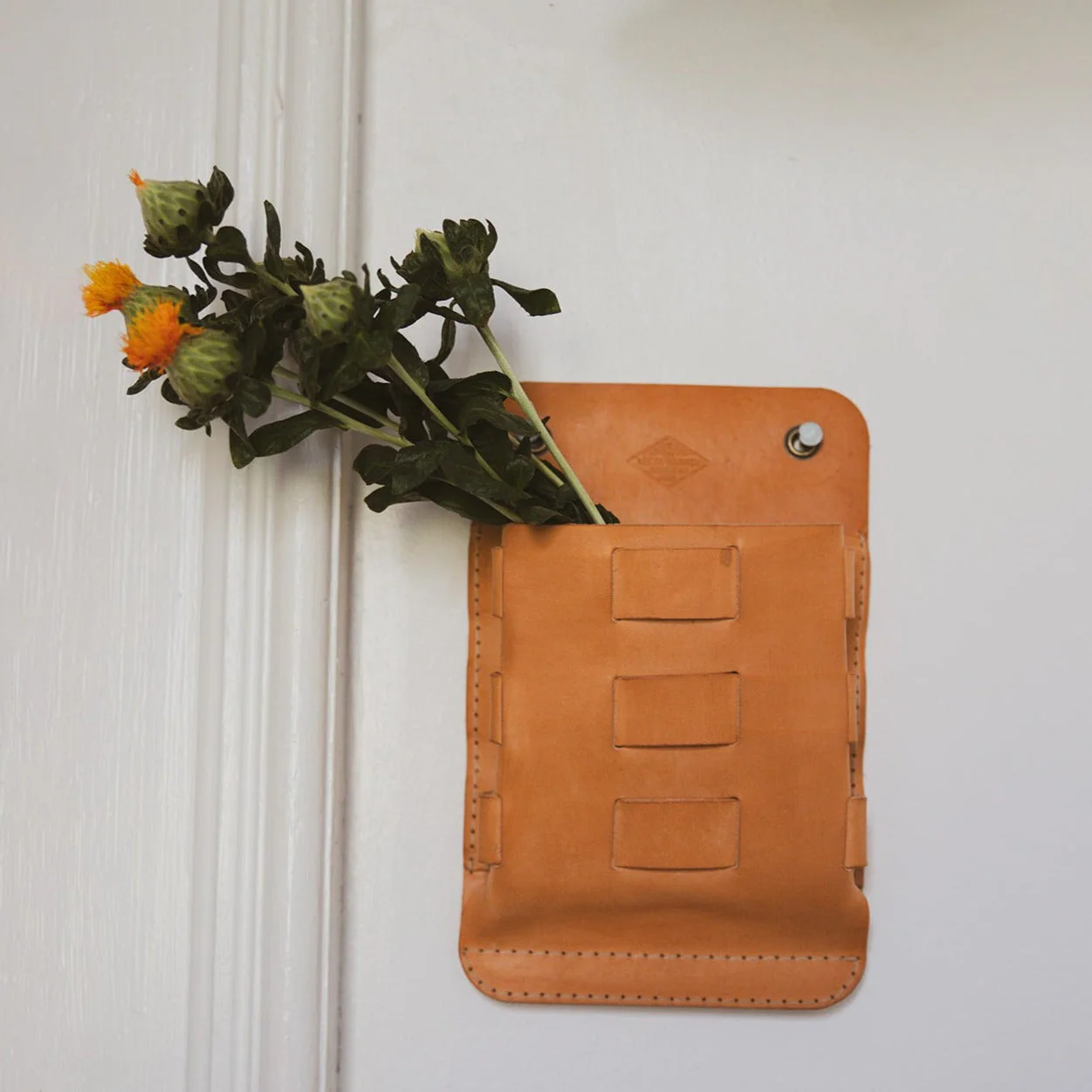 Leather Wall Pocket  - USA Made - Image 4