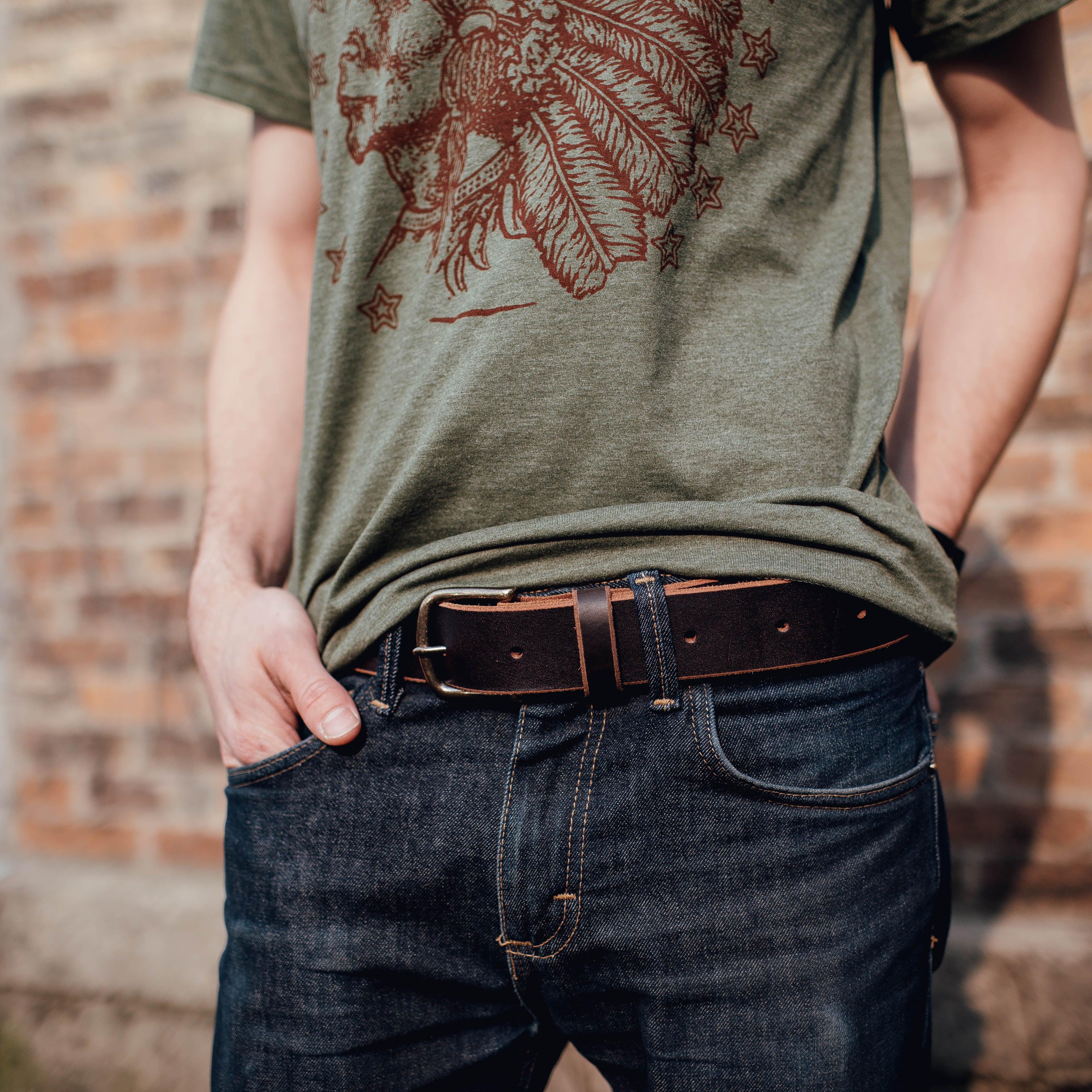 Leather Workman Belt - USA Made - Image 3