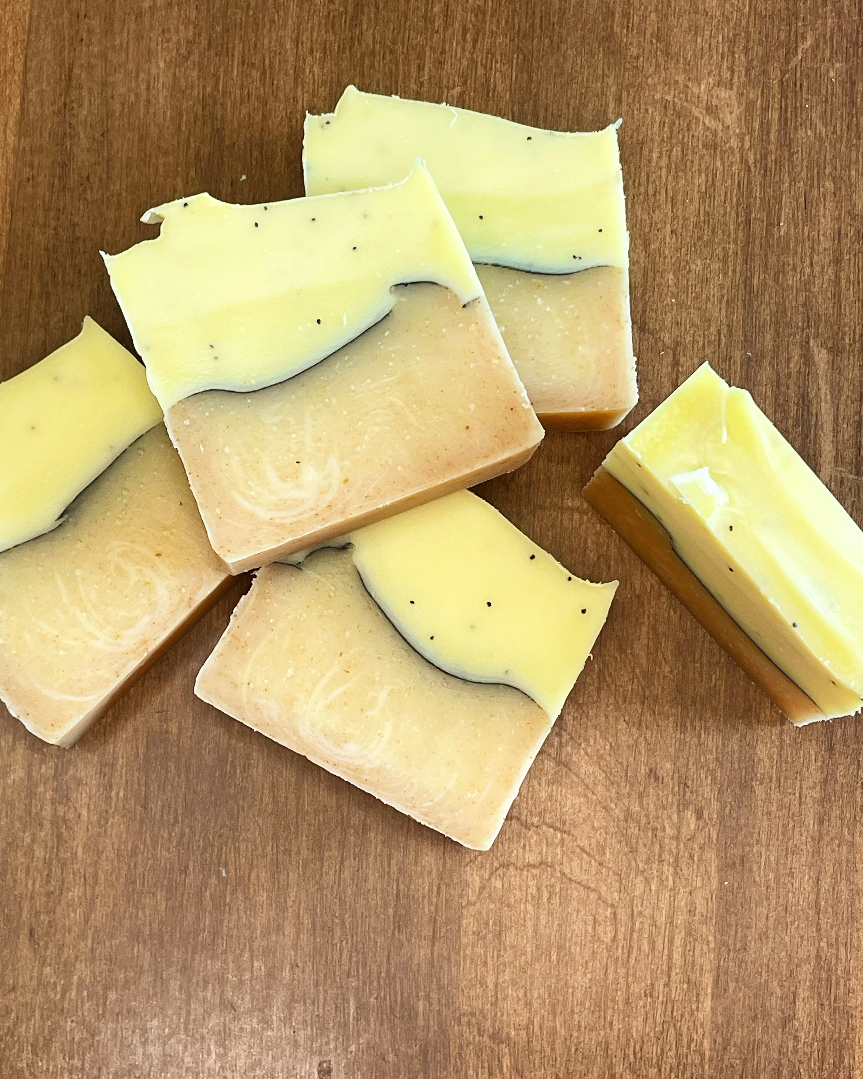 LEMON POPPYSEED HANDCRAFTED SOAP - Image 2