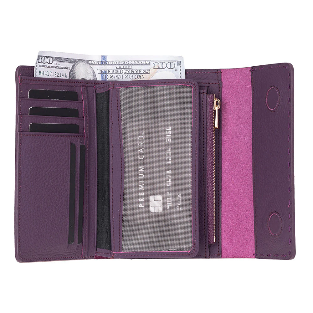 Linea Leather Women's Wallet - Image 15