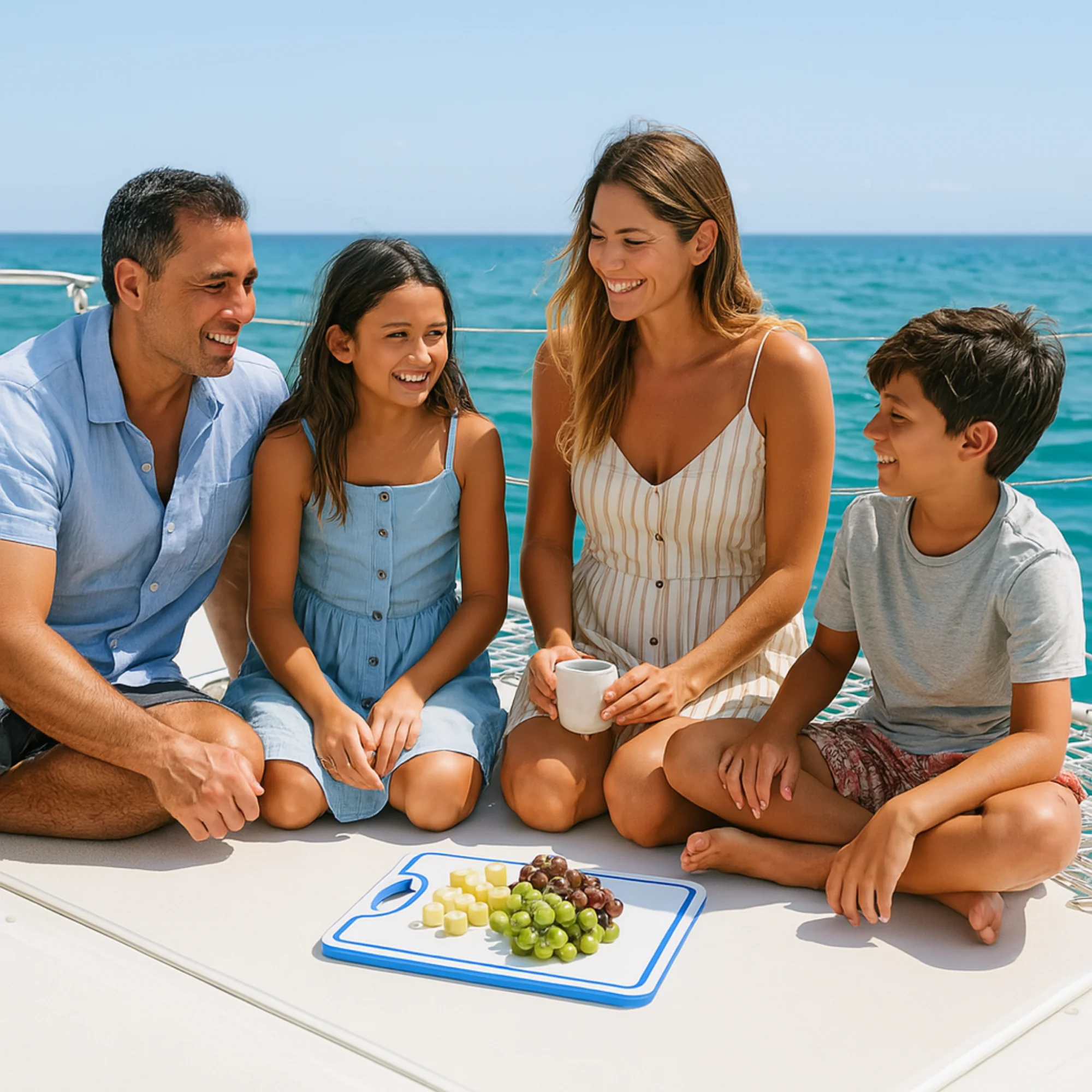 Made in the USA | Premium Cutting Board | Textured 1/2 inch HDPE UV Protected | Non-Skid or Mark Rubber Feet | Great for Boats & any Counter-top - Image 15