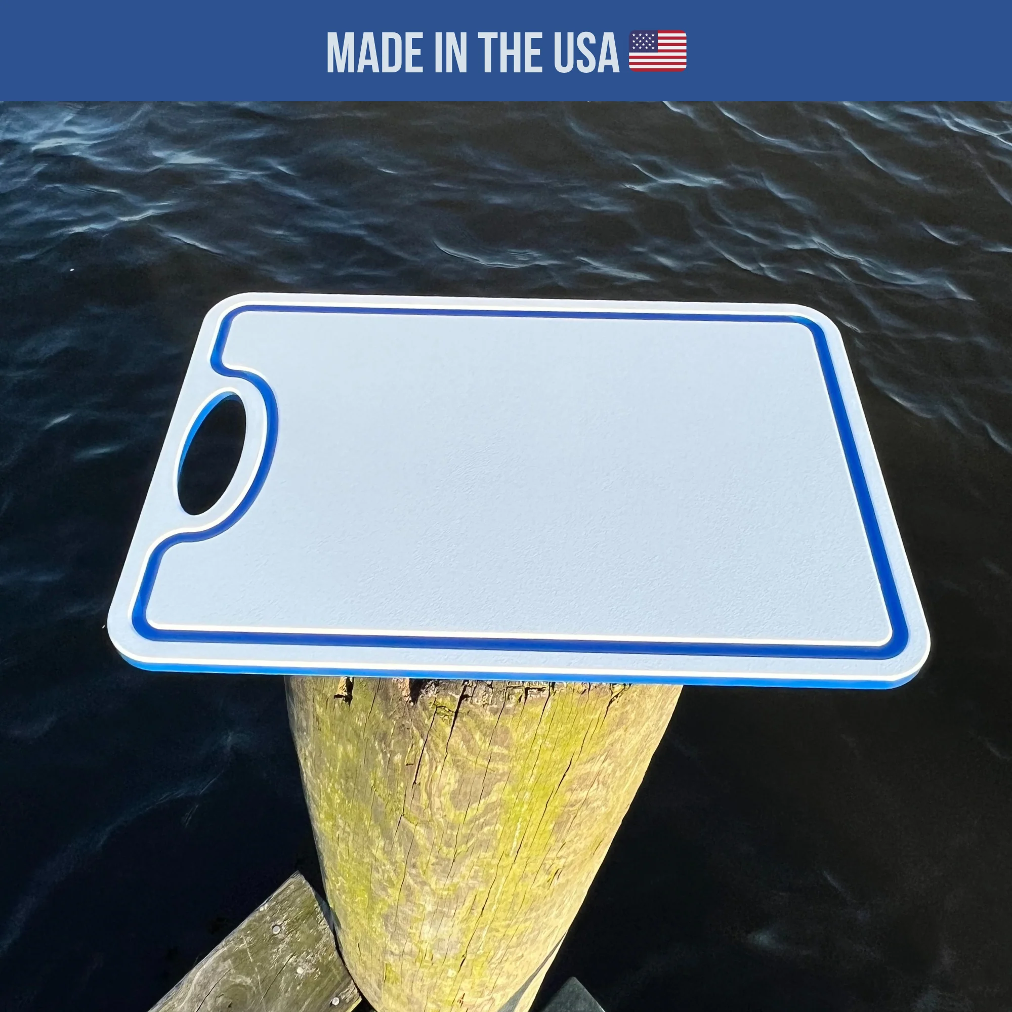 Made in the USA | Premium Cutting Board | Textured 1/2 inch HDPE UV Protected | Non-Skid or Mark Rubber Feet | Great for Boats & any Counter-top - Image 17