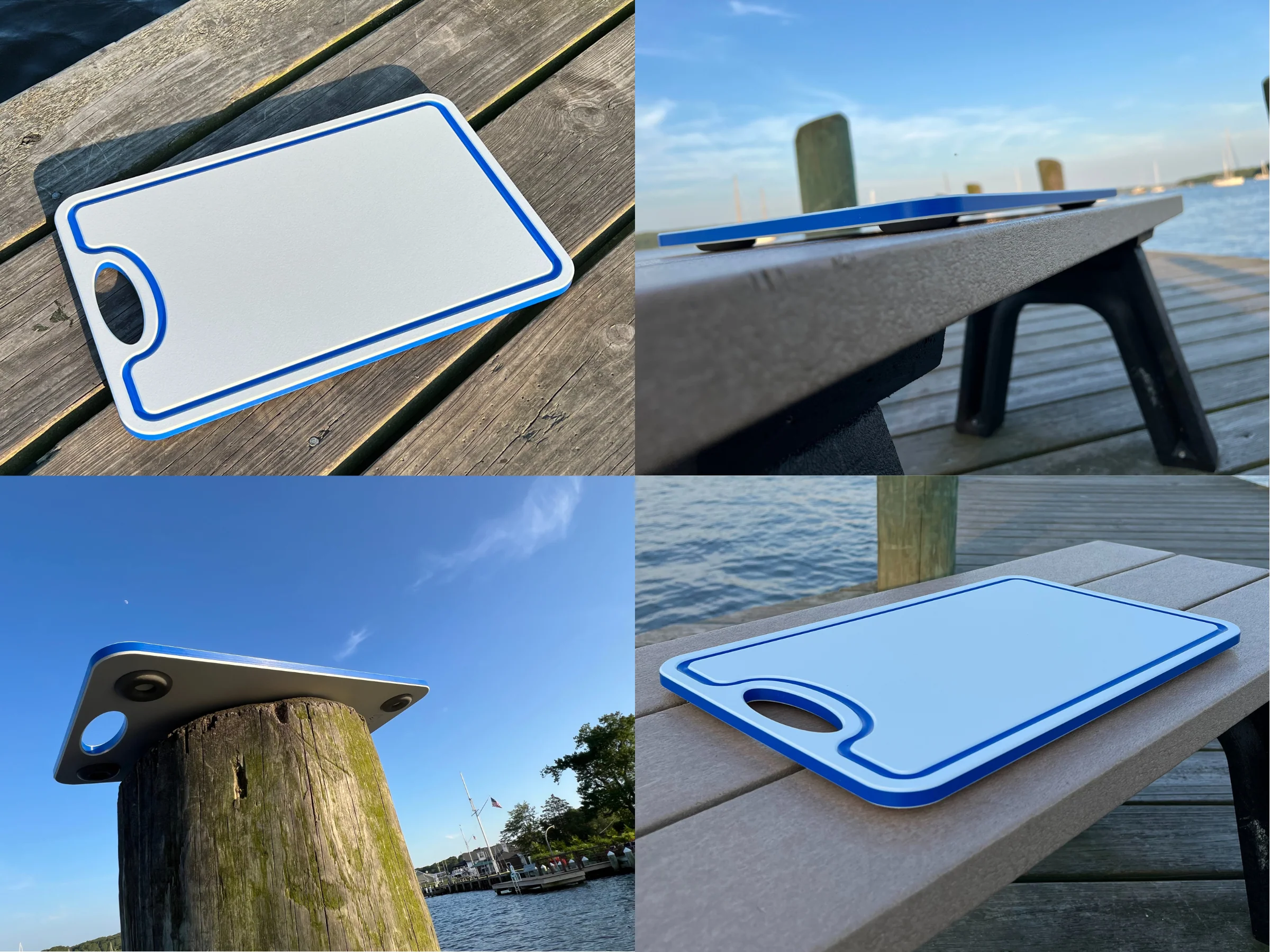 Made in the USA | Premium Cutting Board | Textured 1/2 inch HDPE UV Protected | Non-Skid or Mark Rubber Feet | Great for Boats & any Counter-top - Image 19