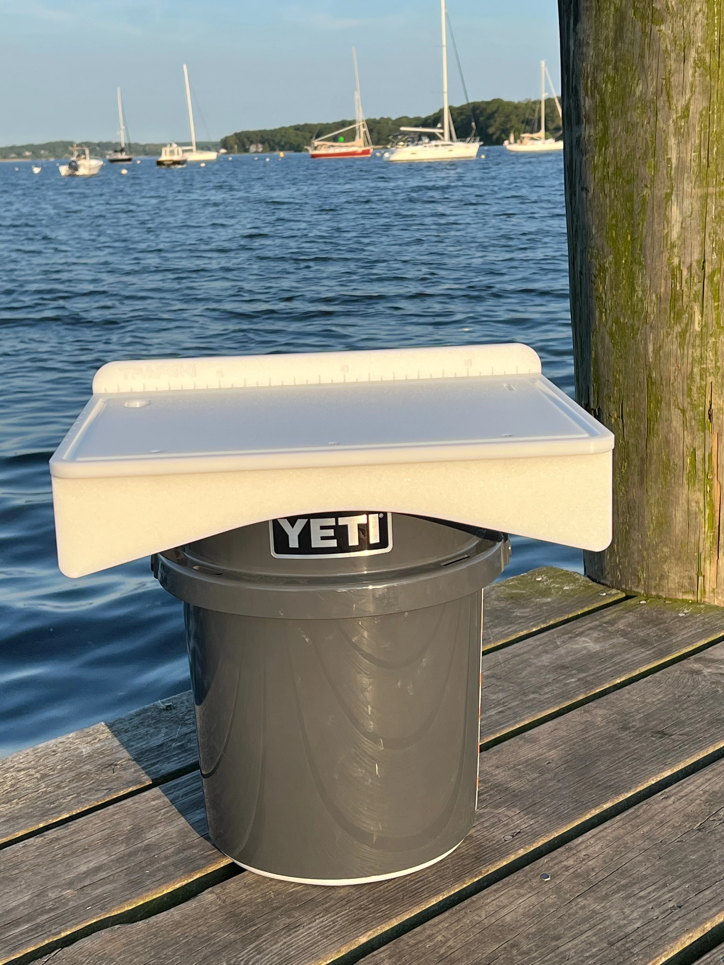 Made in the USA | Premium Single Bucket Raised 18" Fillet Table and Cutting Board - Image 10