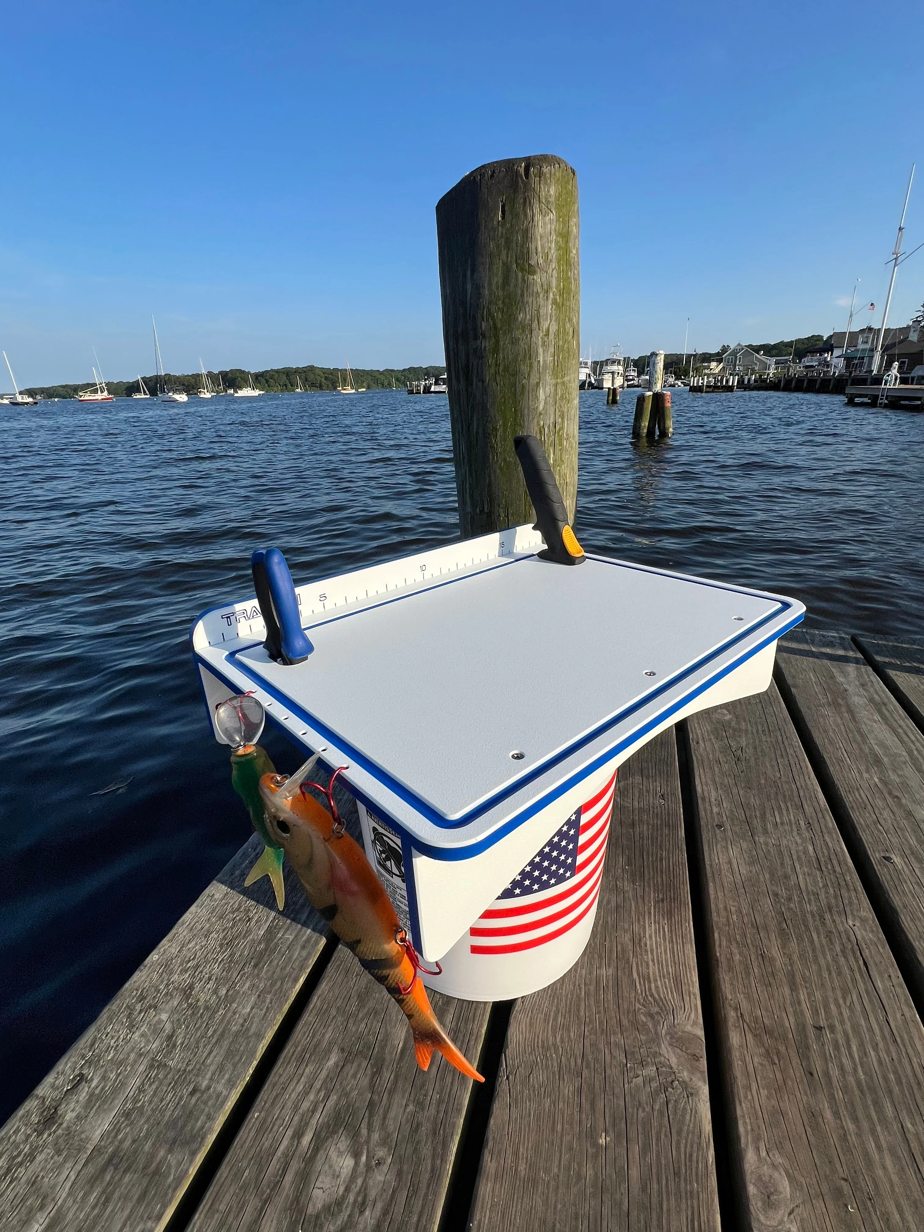 Made in the USA | Premium Single Bucket Raised 18" Fillet Table and Cutting Board - Image 25