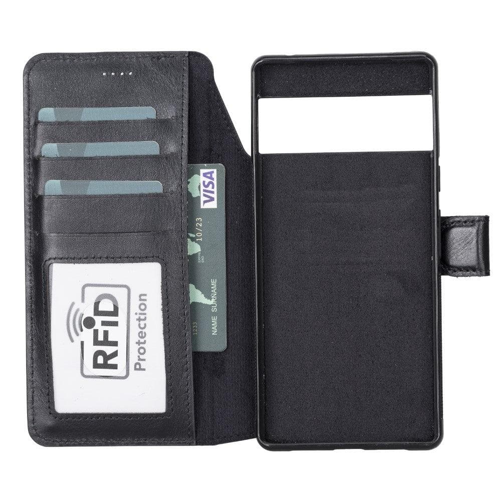 Magic Google Pixel 6 Pro Detachable Leather Wallet Case - Image 17