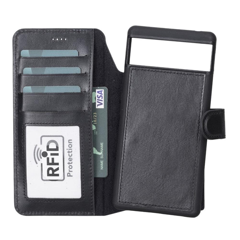 Magic Google Pixel 6 Pro Detachable Leather Wallet Case - Image 23