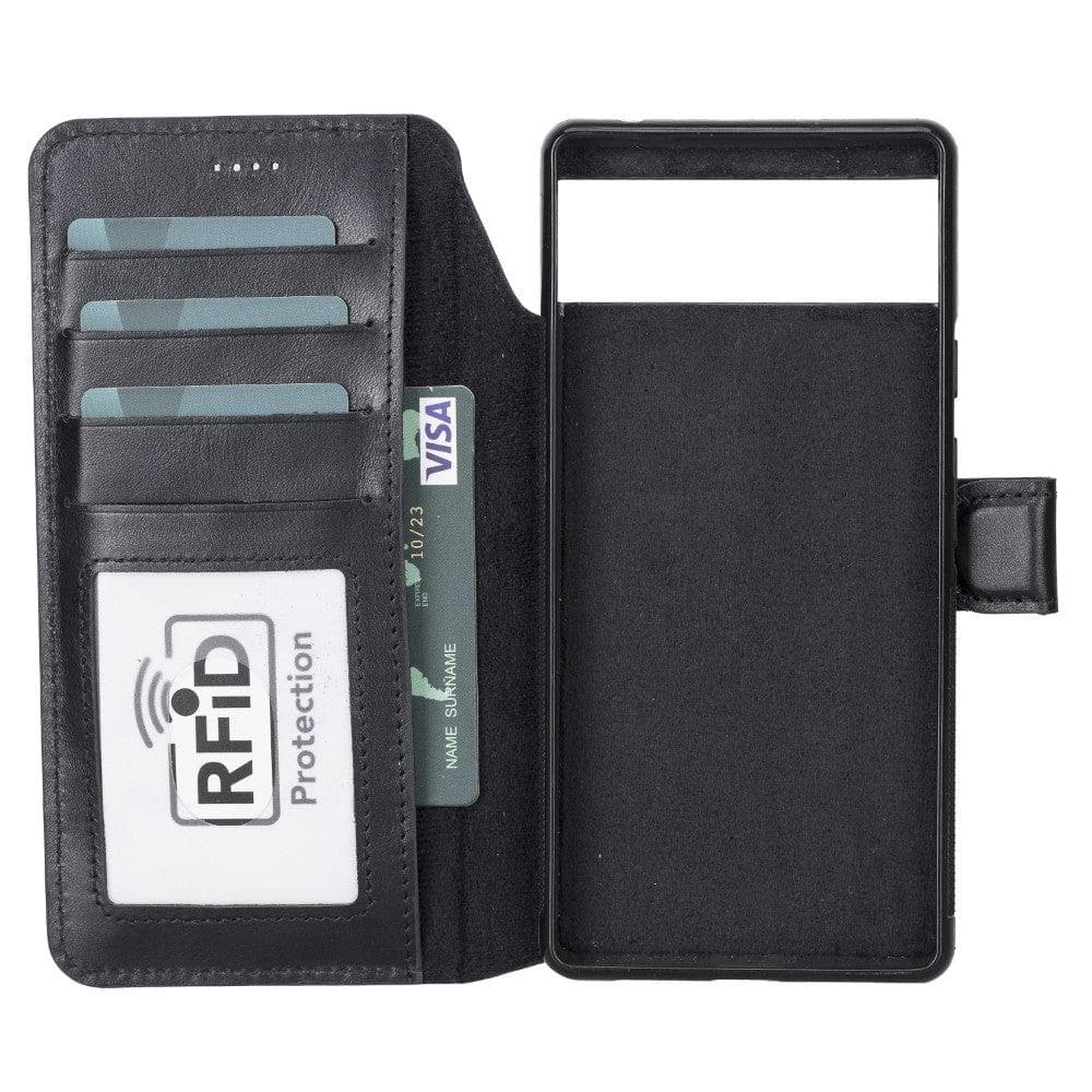Magic Google Pixel 6 Pro Detachable Leather Wallet Case - Image 24