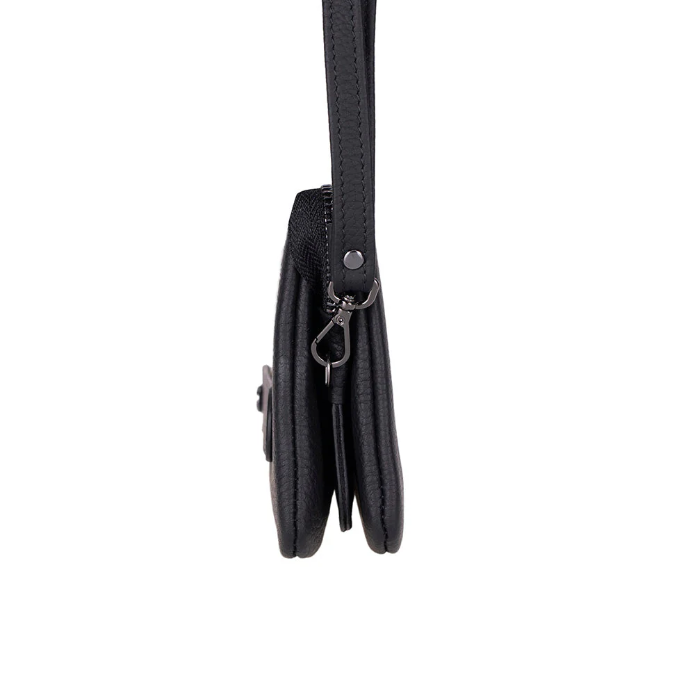Majeste Leather Clutch Bag - Image 11
