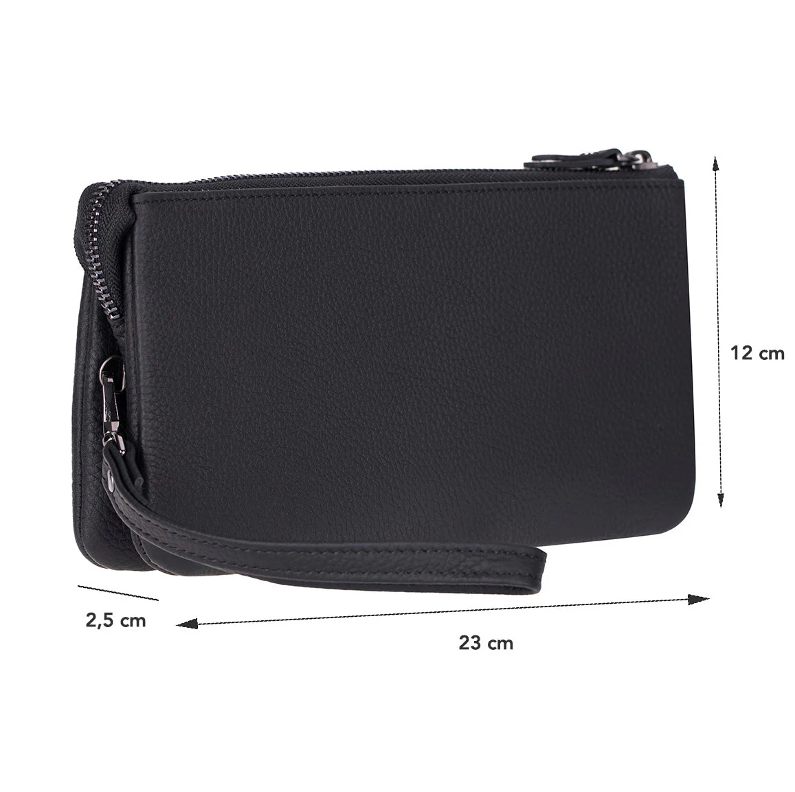 Majeste Leather Clutch Bag - Image 8
