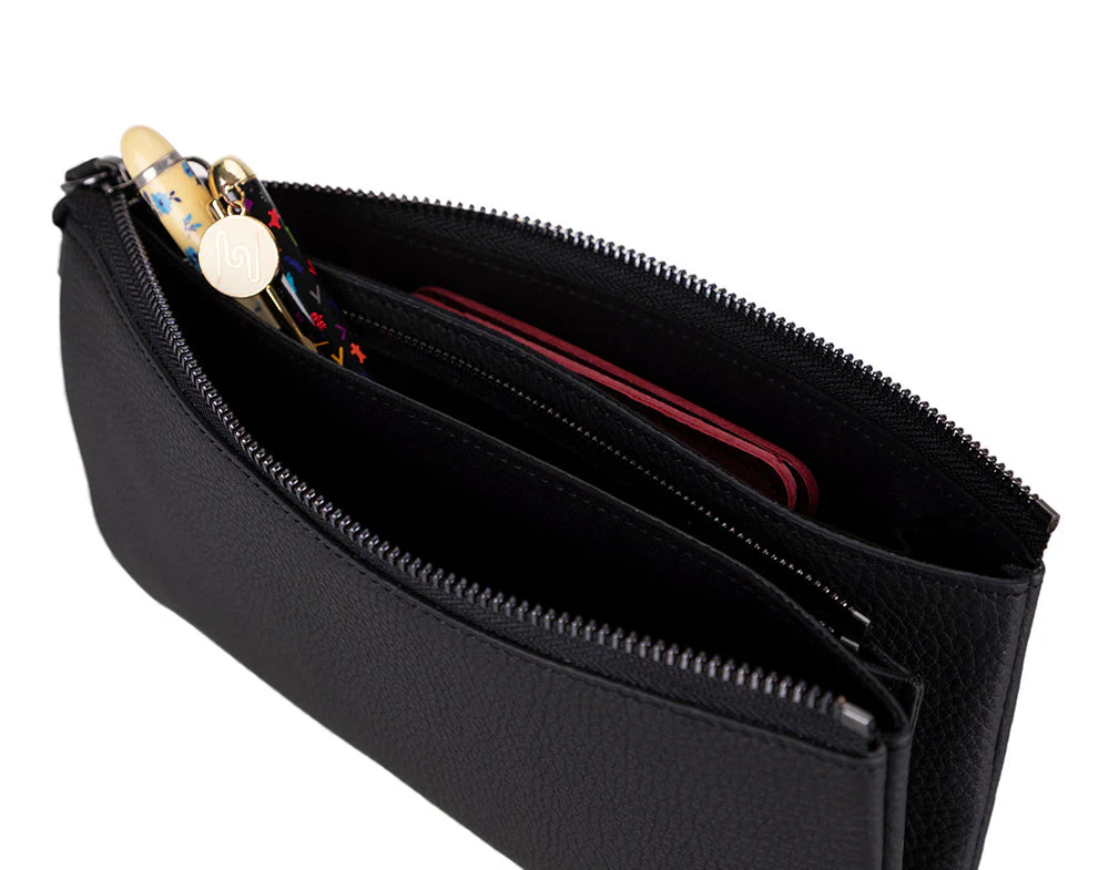 Majeste Leather Clutch Bag - Image 9