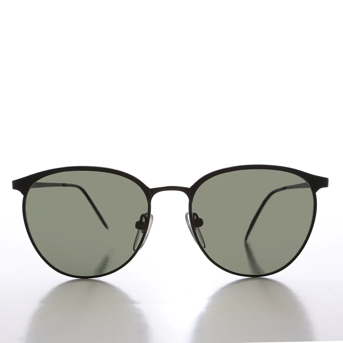 Metal 90s Horn Rim Sunglasses - Amherst