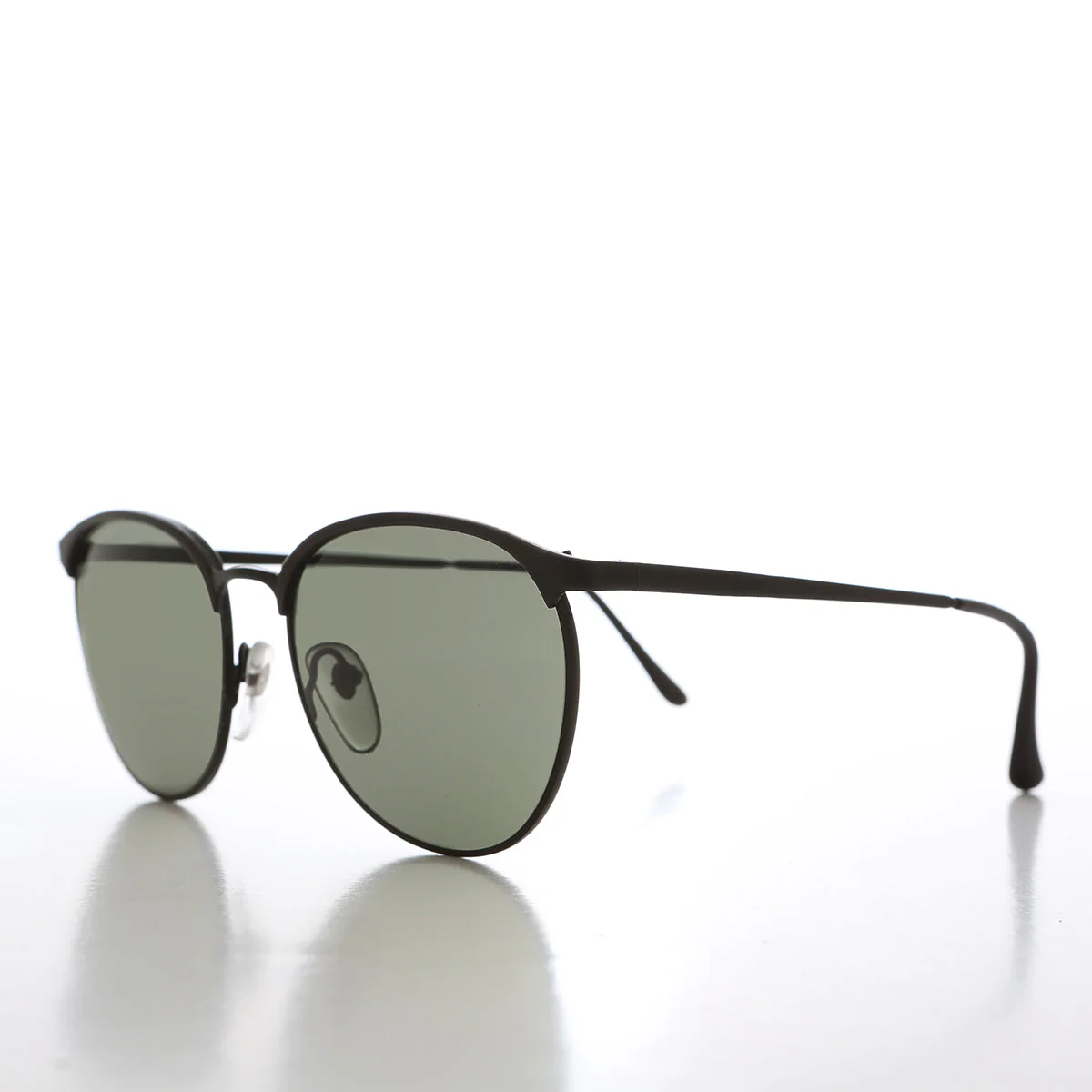 Metal 90s Horn Rim Sunglasses - Amherst - Image 2
