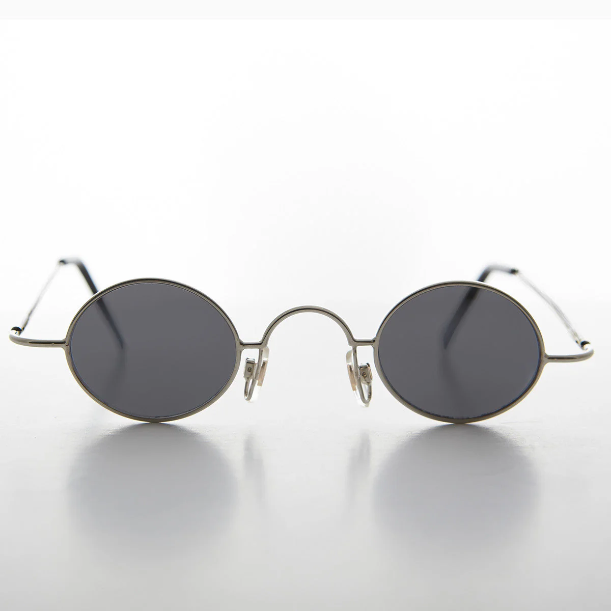 Micro Frame Oval Spectacle Vintage Sunglass - Joseph - Image 2