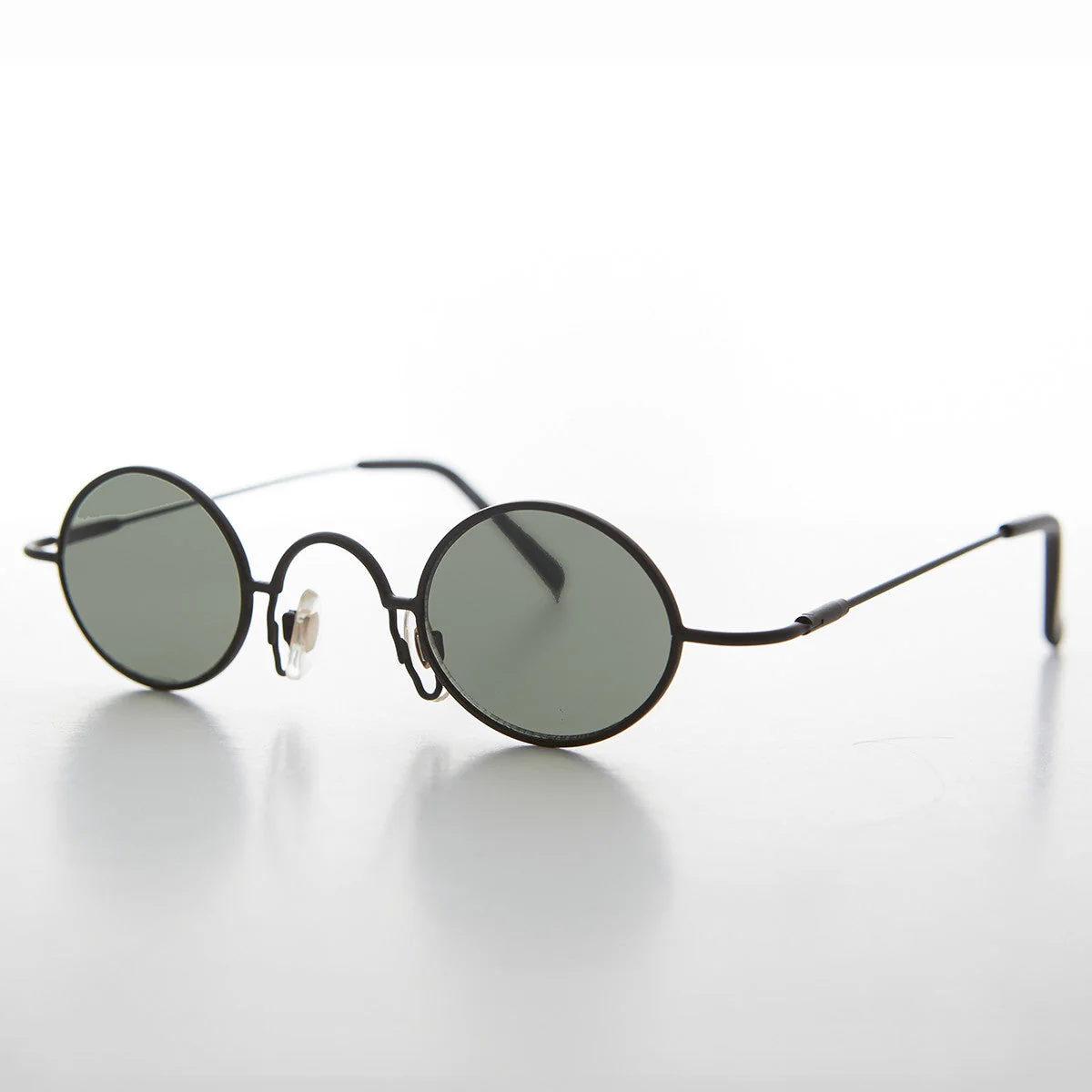 Micro Frame Oval Spectacle Vintage Sunglass - Joseph - Image 3