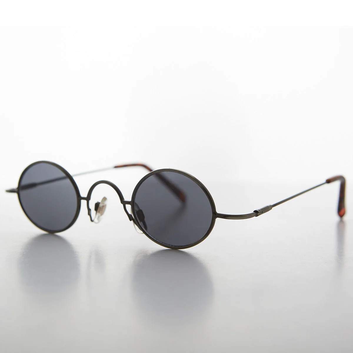 Micro Frame Oval Spectacle Vintage Sunglass - Joseph - Image 5