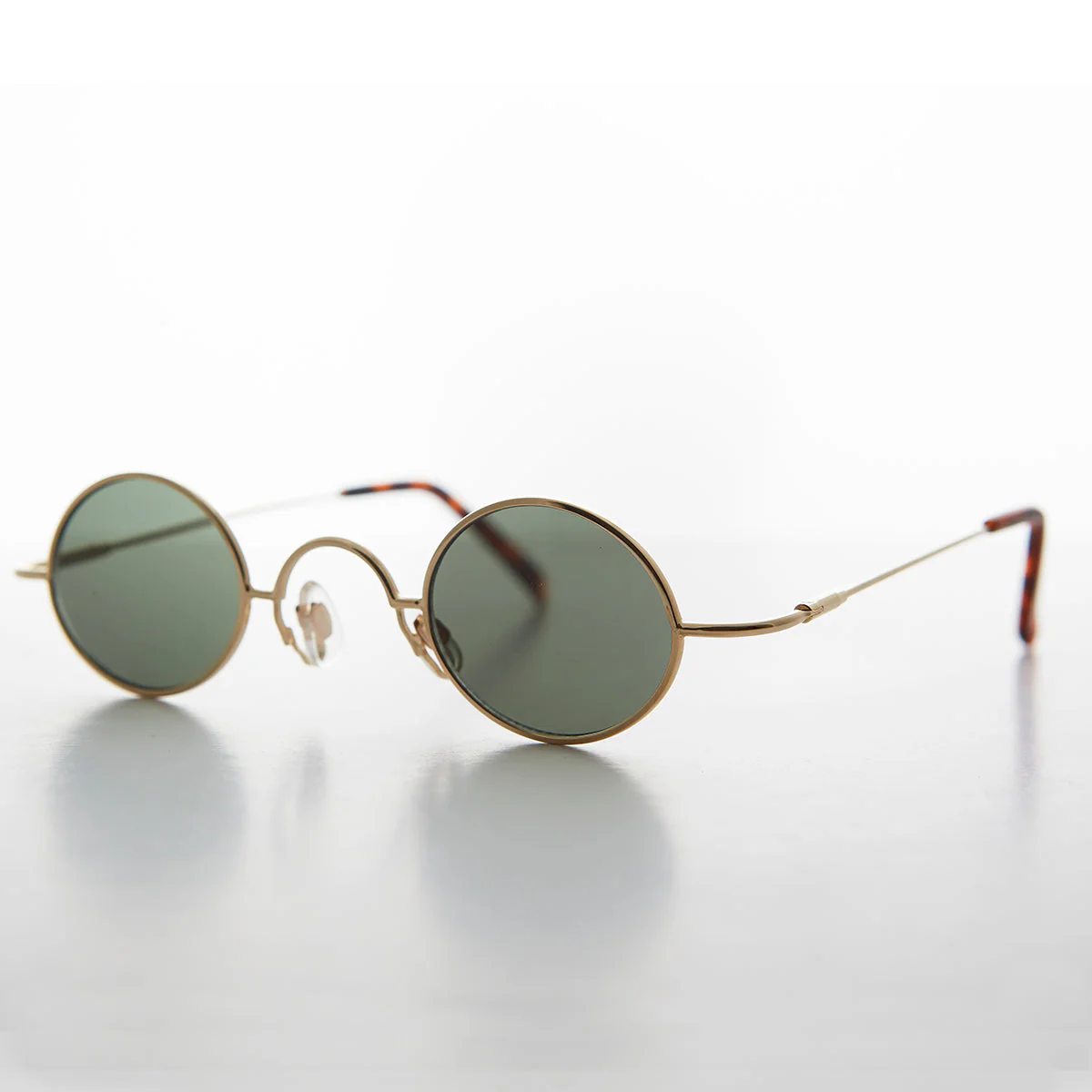 Micro Frame Oval Spectacle Vintage Sunglass - Joseph - Image 7