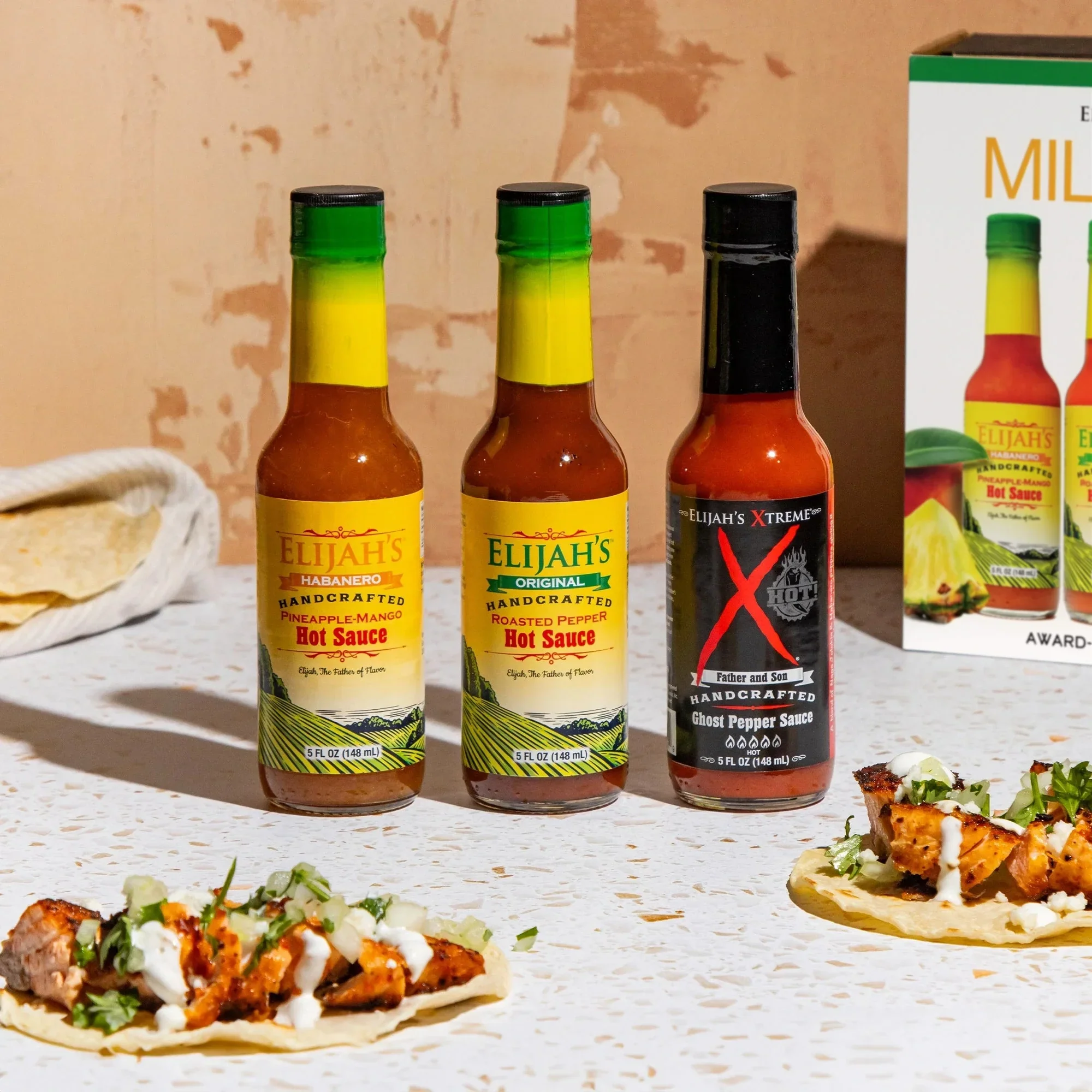 Mild & Hot Trio Hot Sauce Set - Image 2