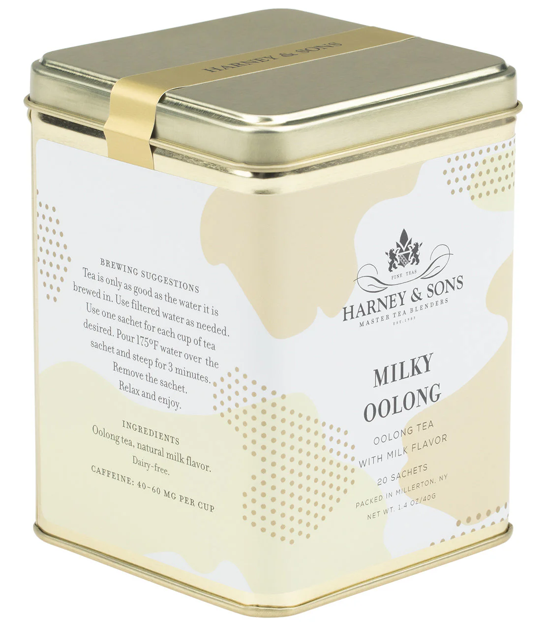 Milky Oolong, Tin of 20 Sachets