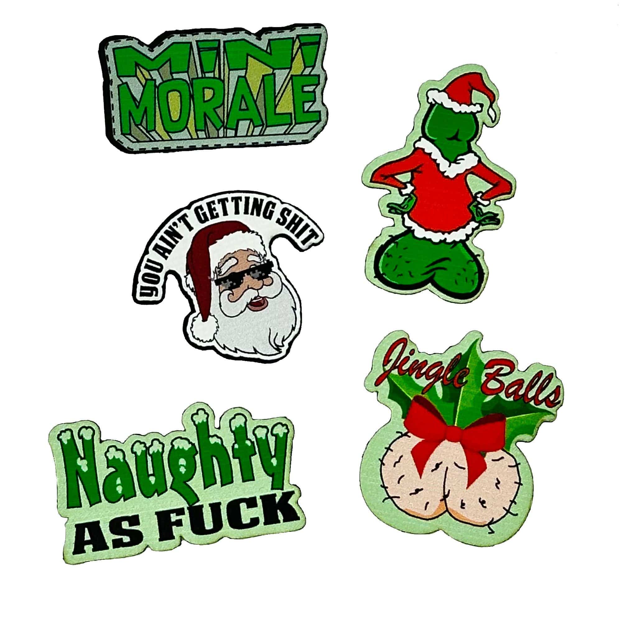Mini Morale - Christmas Naughty Patch Pack 1 - Image 2