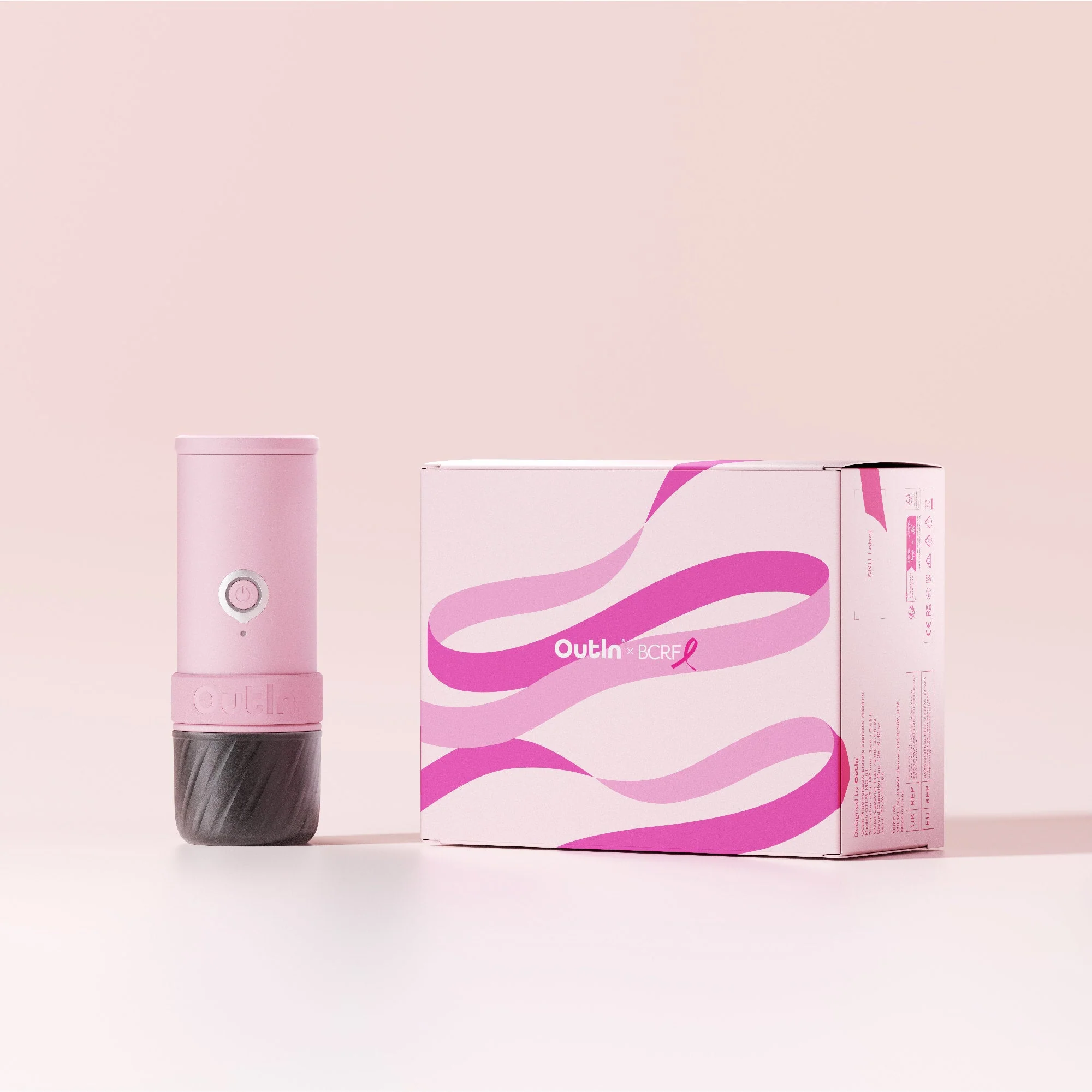 Mino Portable Espresso Machine (Rose Clay) X BCRF - Image 4