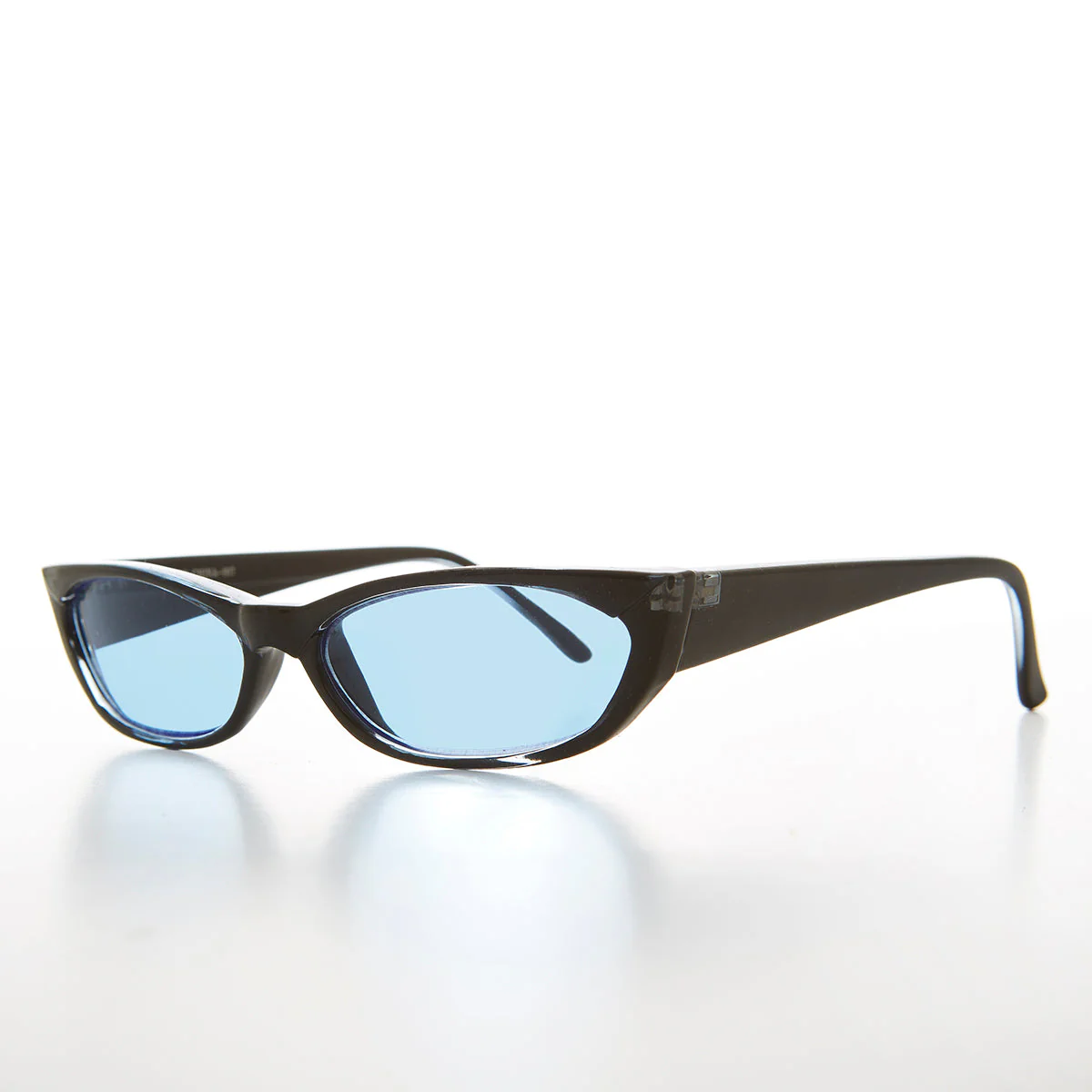 Mod Cat Eye Sunglass with Tinted Lenses - Avalon - Image 2
