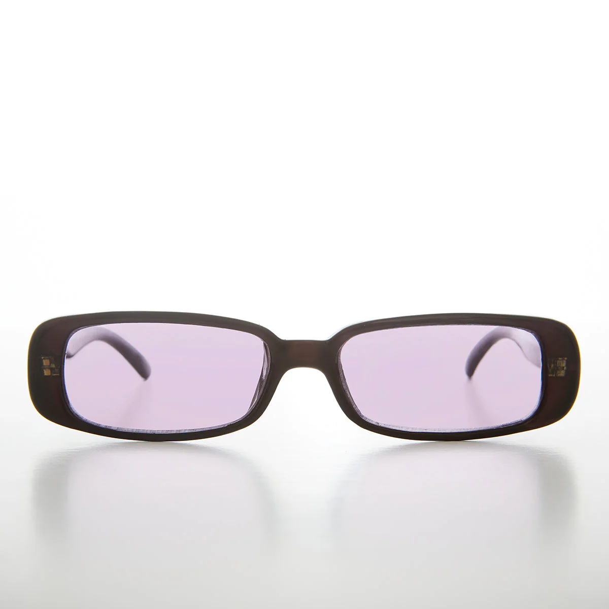 Narrow 90s Rectangle Vintage Sunglass - Zuni - Image 2