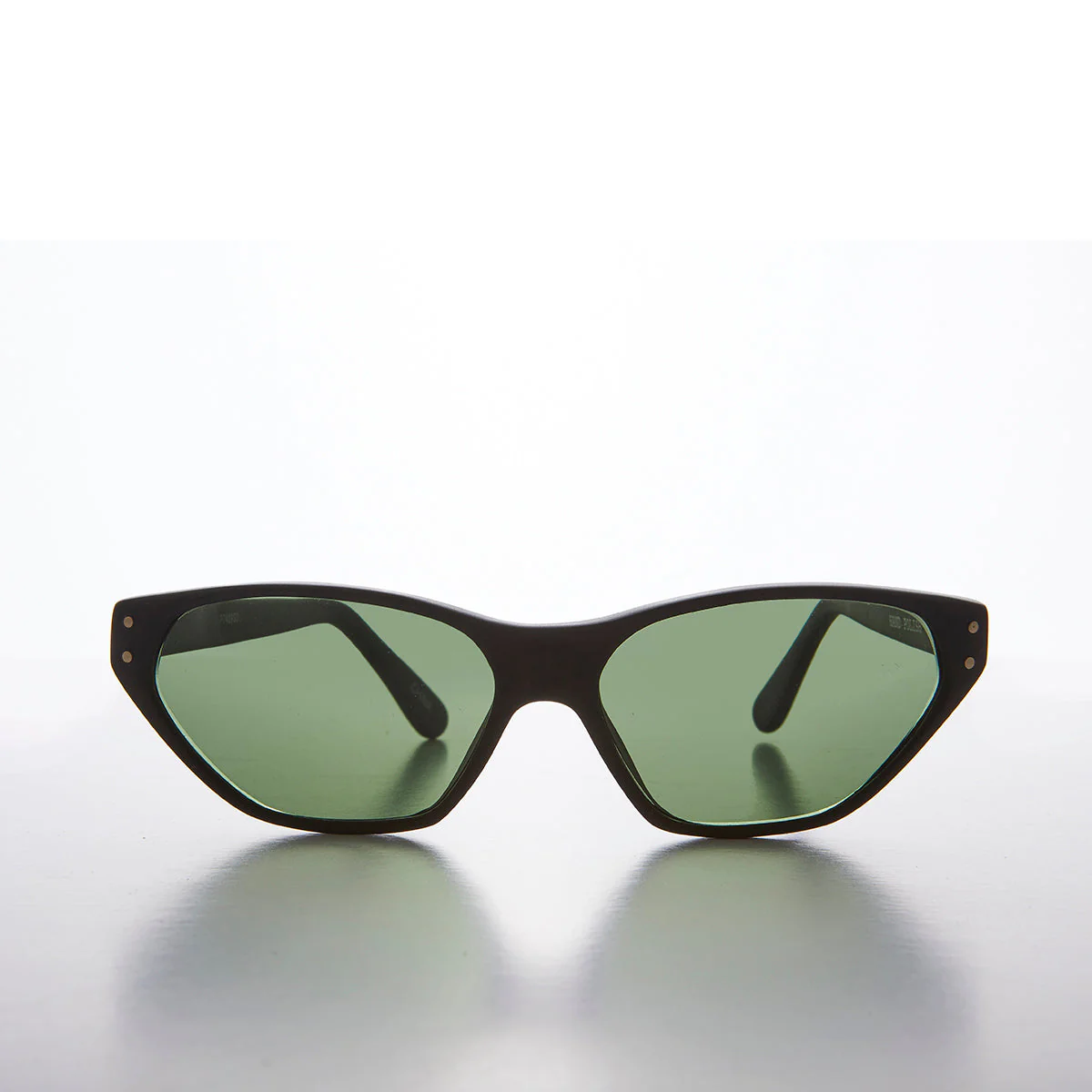 Narrow Edgy 90s Rocker Cat Eye Vintage Sunglass - Abigail - Image 3