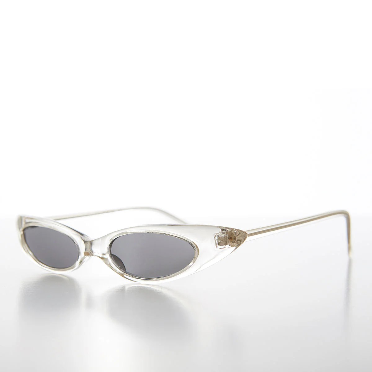 Narrow Punk Rock Cat Eye Sunglass - Slim - Image 2
