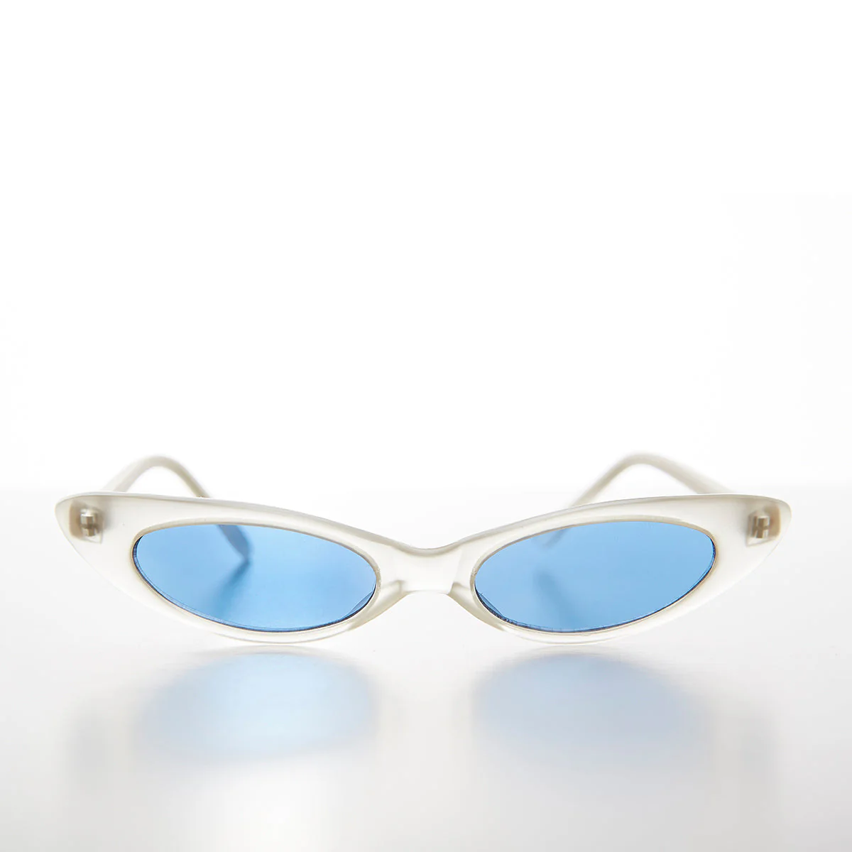 Narrow Punk Rock Cat Eye Sunglass - Slim - Image 3