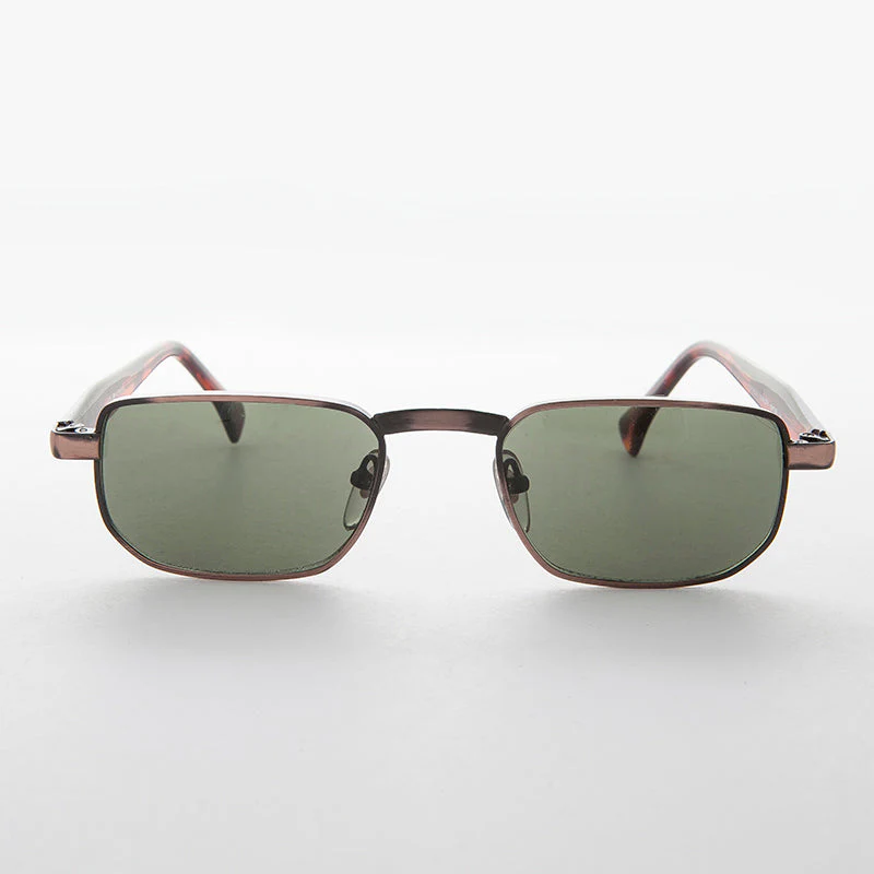 Narrow Rectangular 90s Vintage Sunglass - Clint - Image 3