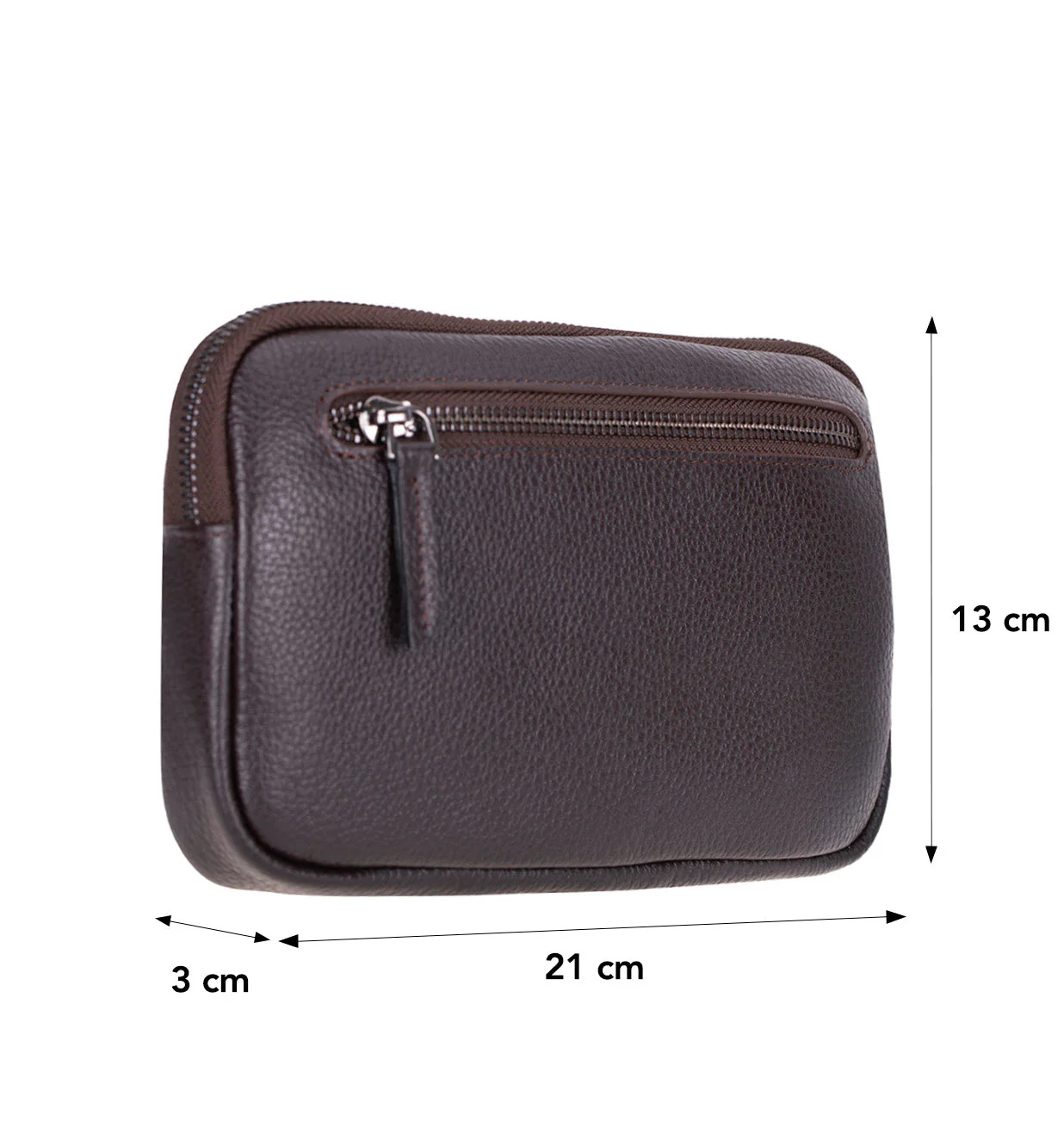 Noma Leather Clutch Bag - Image 3