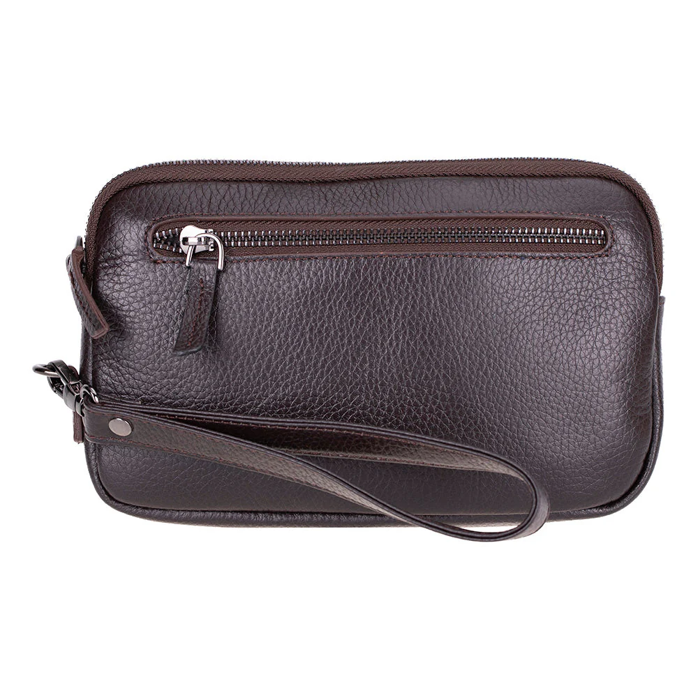 Noma Leather Clutch Bag - Image 6